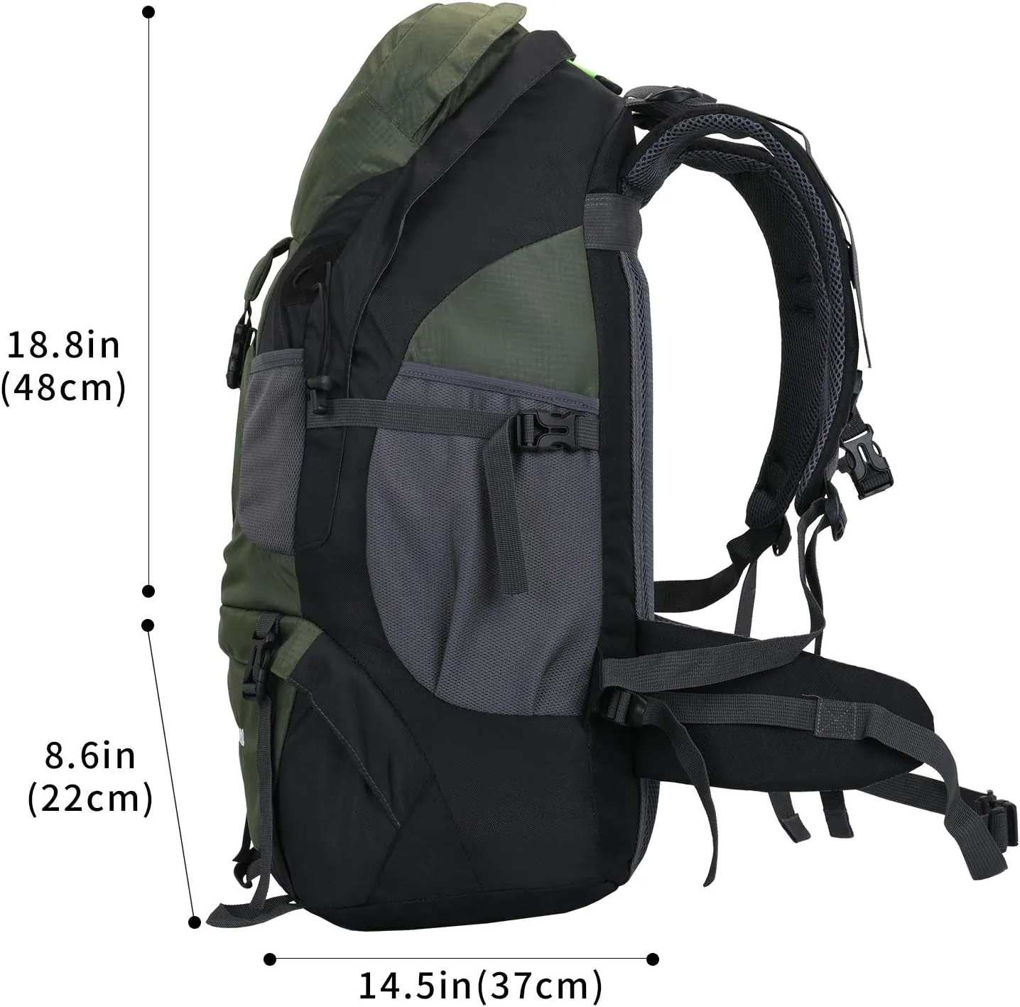 50L Hiking Backpack, Waterproof