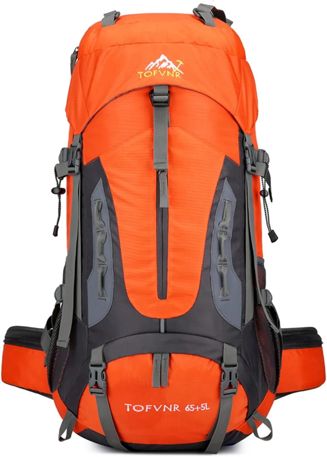 70L Large Camping Hiking Backpack, Lightweight Nylon Trekking Rucksack
