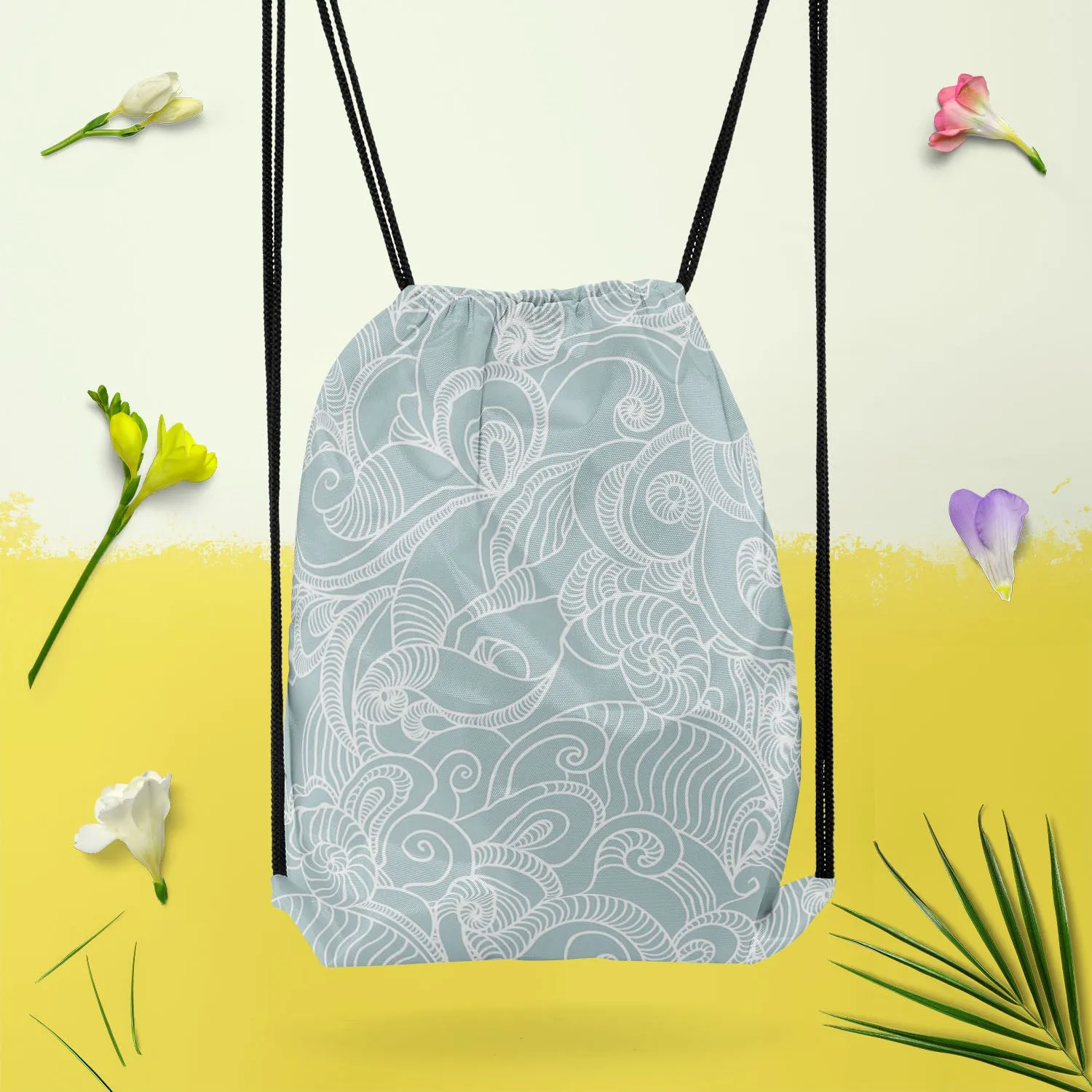 Abstract Wave Backpack for Students | College & Travel Bag