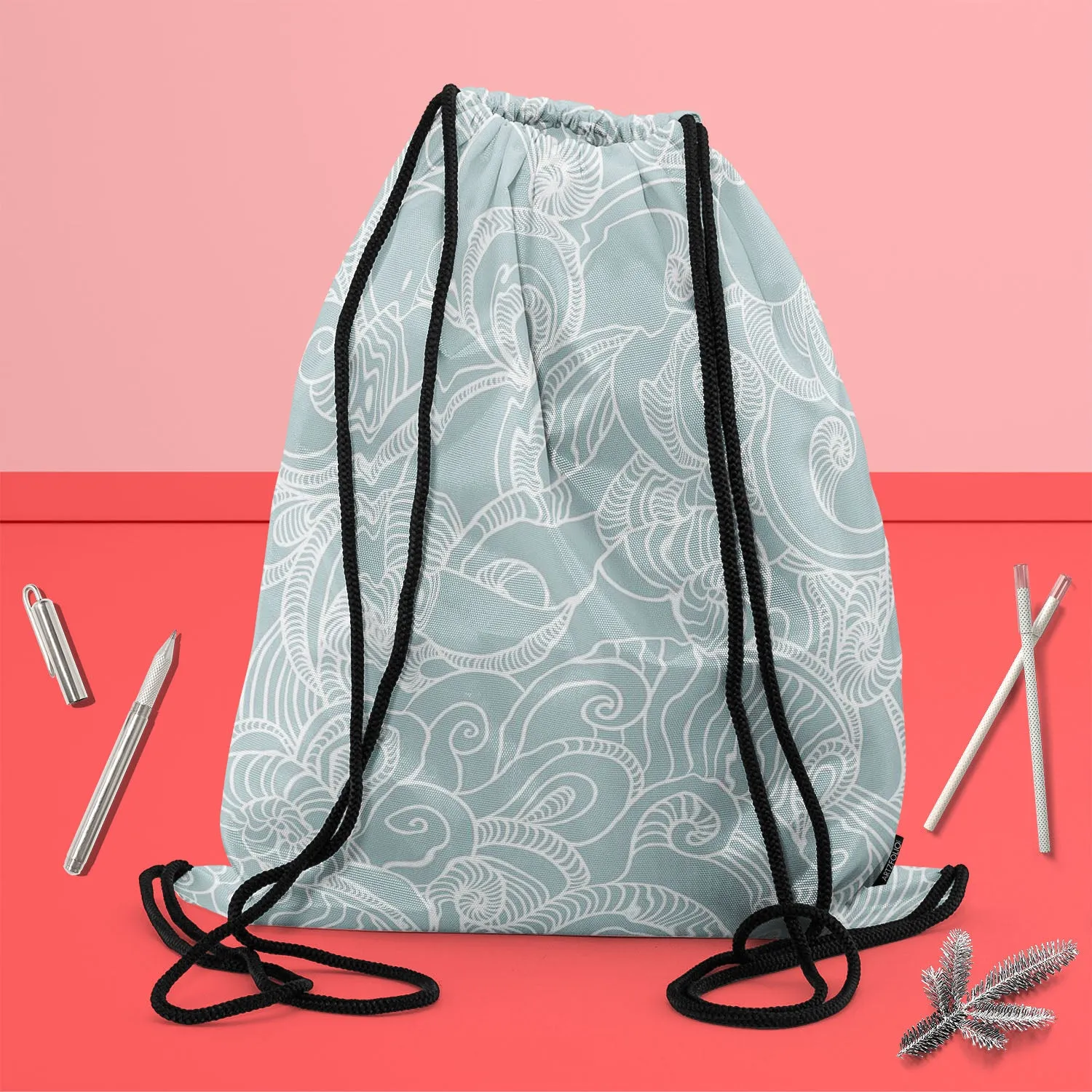 Abstract Wave Backpack for Students | College & Travel Bag
