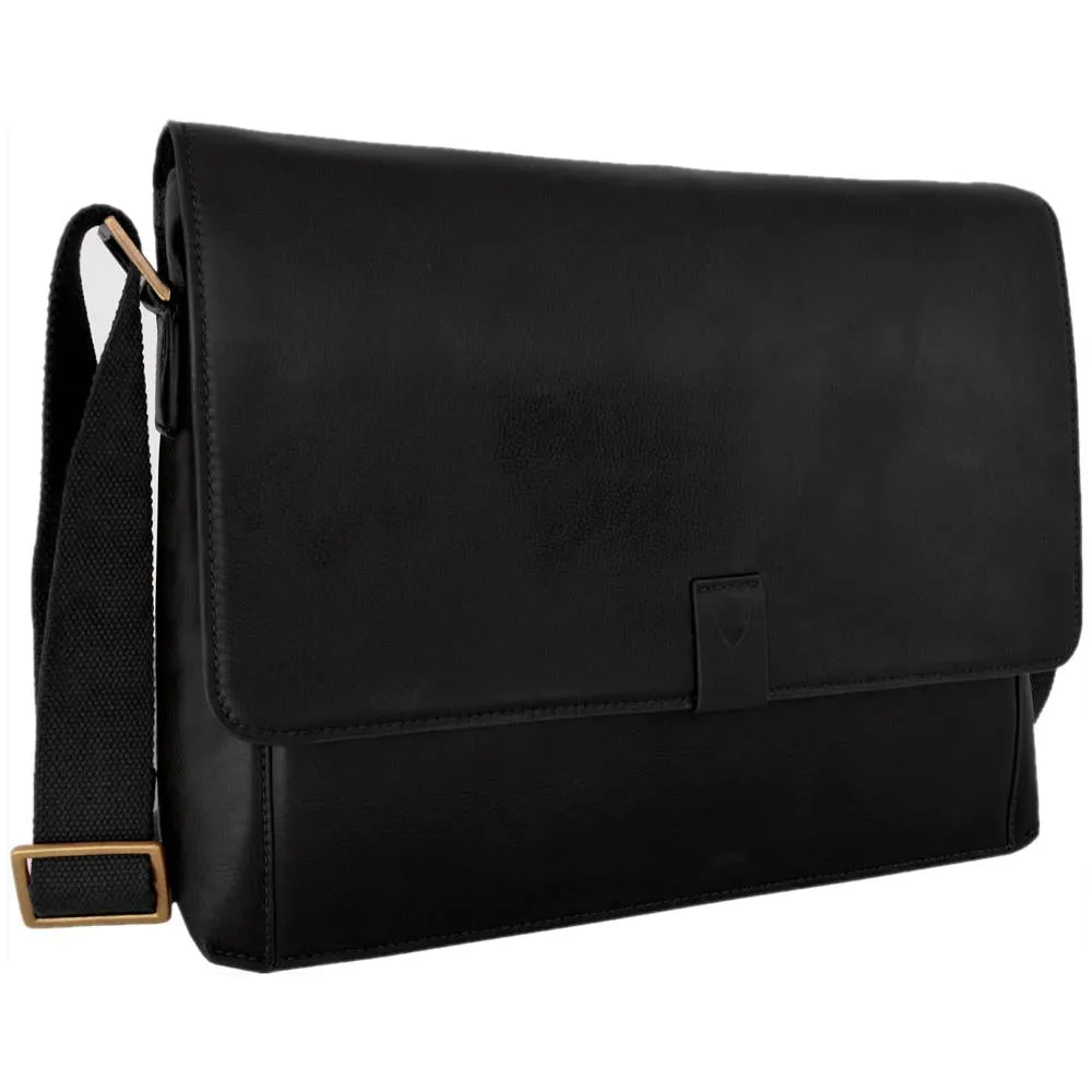 Aiden Horizontal Leather Messenger Bag