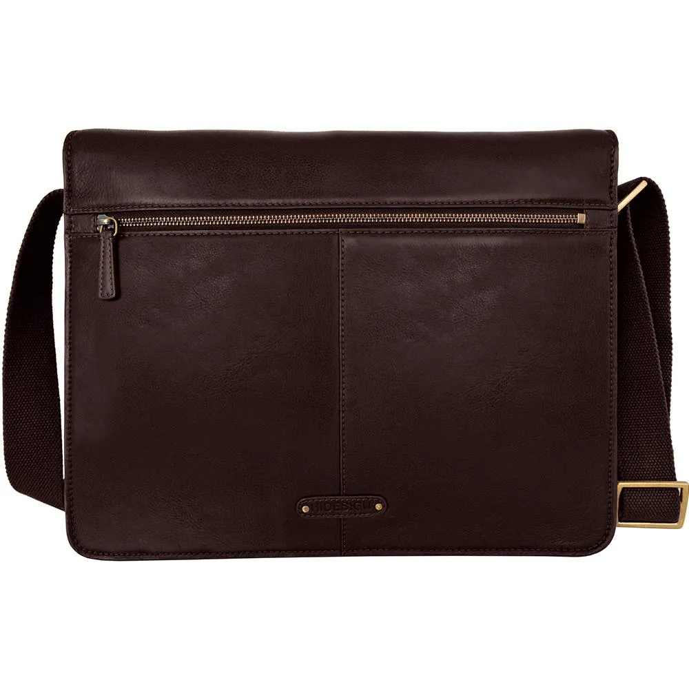 Aiden Horizontal Leather Messenger Bag