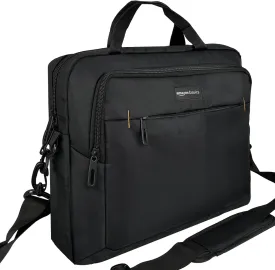 Amazon Basics Laptop Carrying Case Shoulder Strap, 14 inch, Black