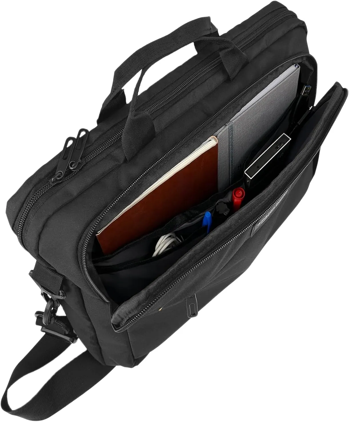 Amazon Basics Laptop Carrying Case Shoulder Strap, 14 inch, Black