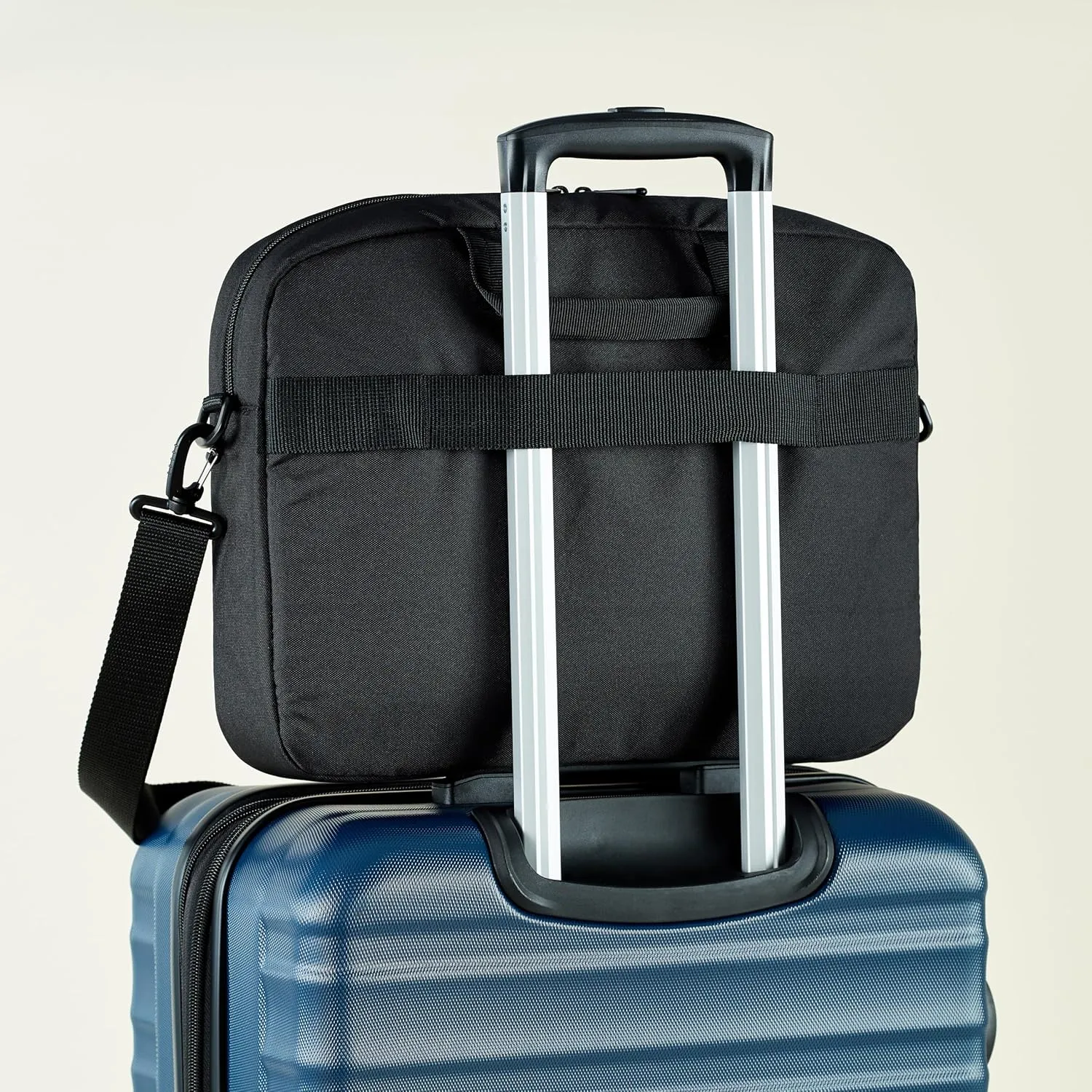 Amazon Basics Laptop Carrying Case With Shoulder Strap, 15.6 inch, Black