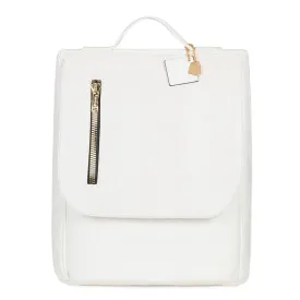 Apollo 2 Crocodile Skin Backpacks: White