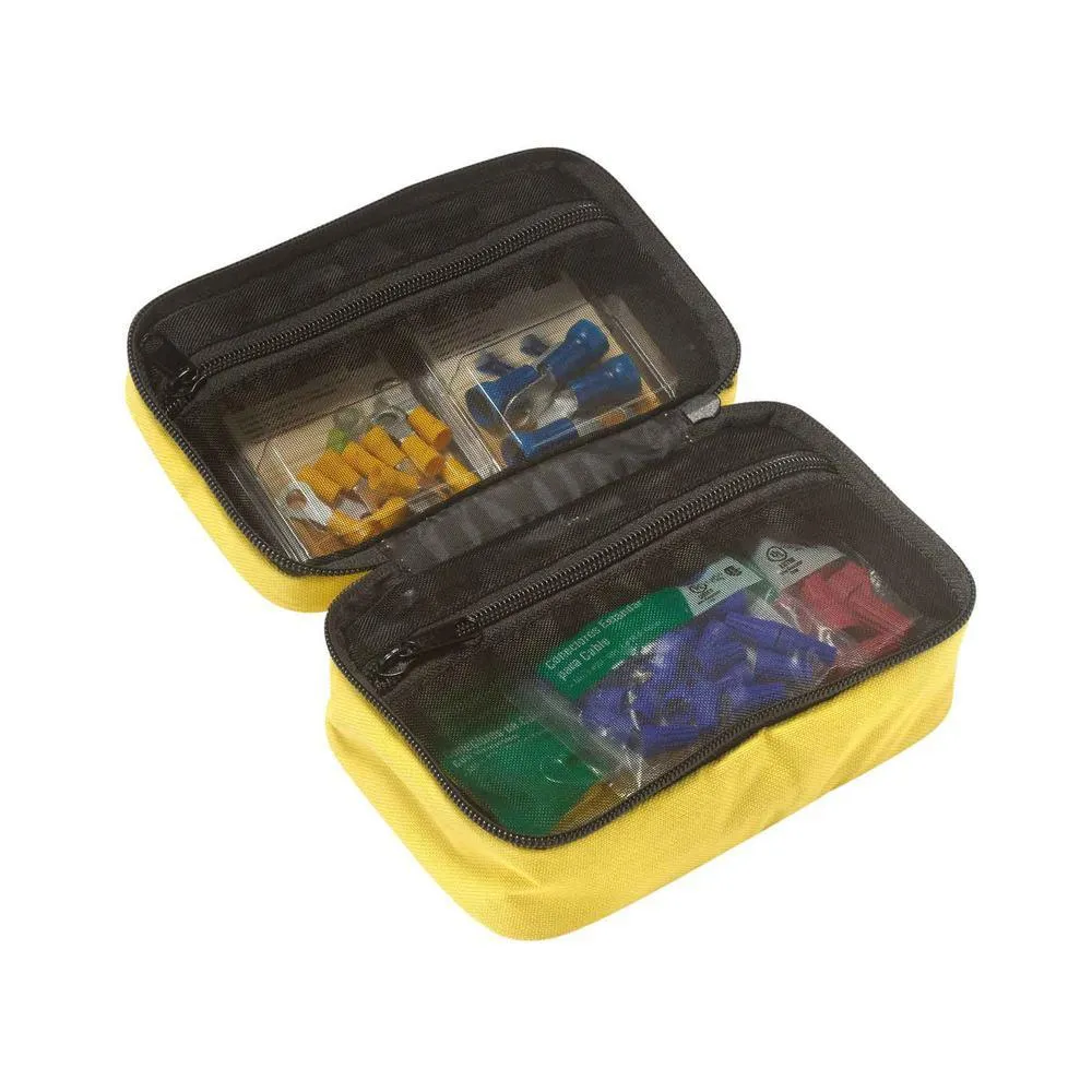 Arsenal 2-Compartment Small Parts Organizer, Yellow