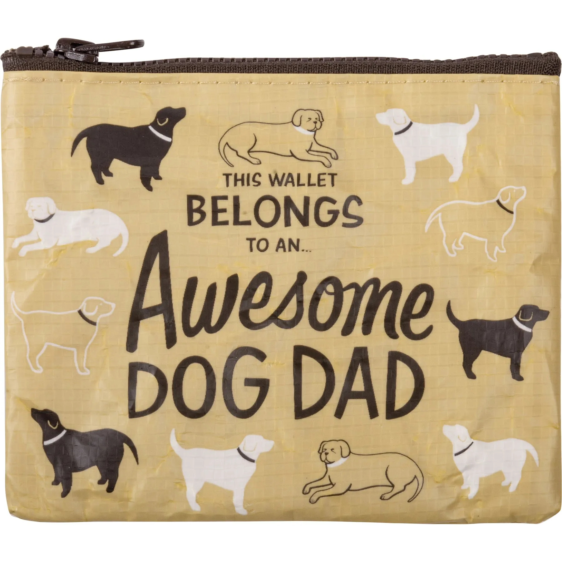 Awesome Dog Dad Zipper Wallet