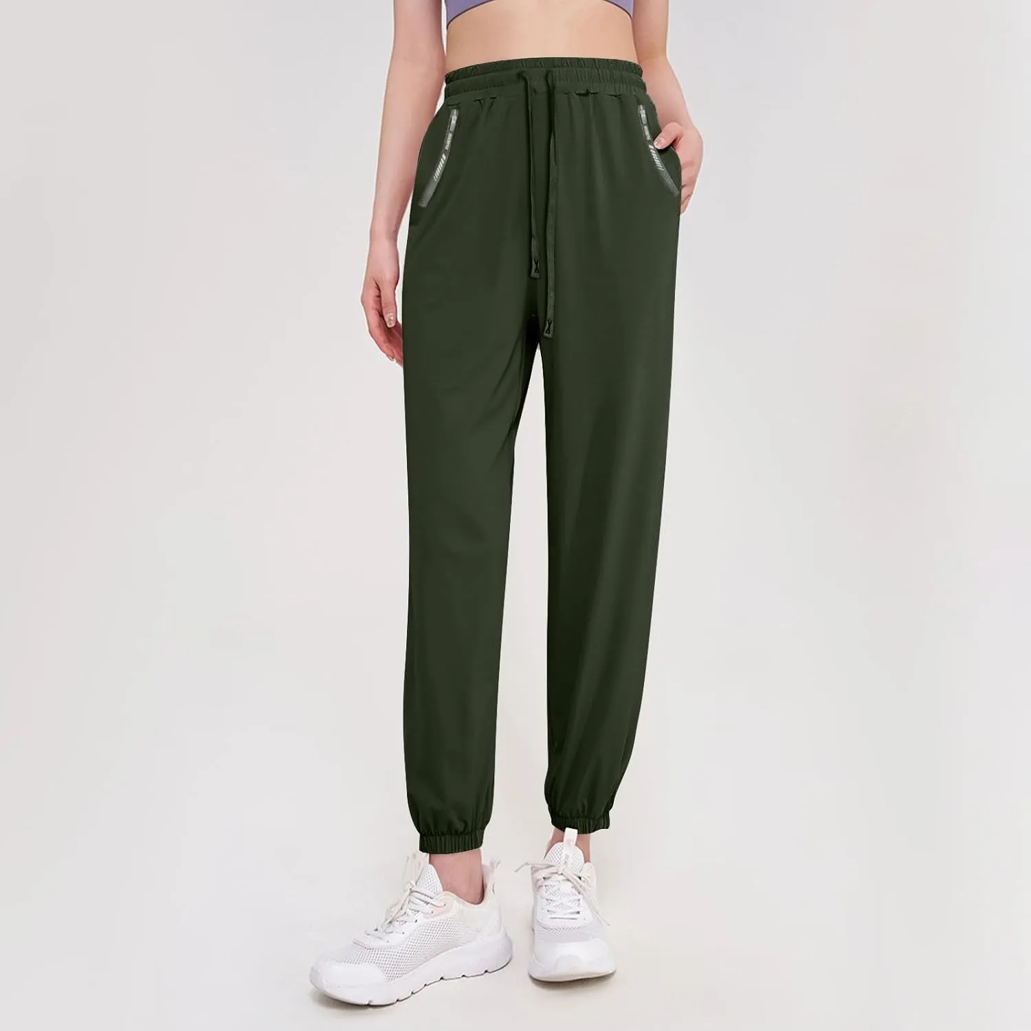 Beeswan Pants for Women Ultra Stretch Breathable Casual Pant Quick Drying Stretch Active Trousers Over 50
