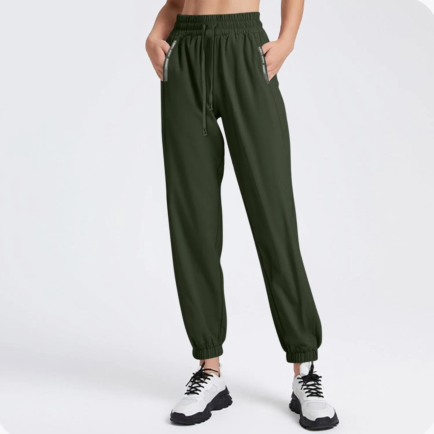 Beeswan Pants for Women Ultra Stretch Breathable Casual Pant Quick Drying Stretch Active Trousers Over 50