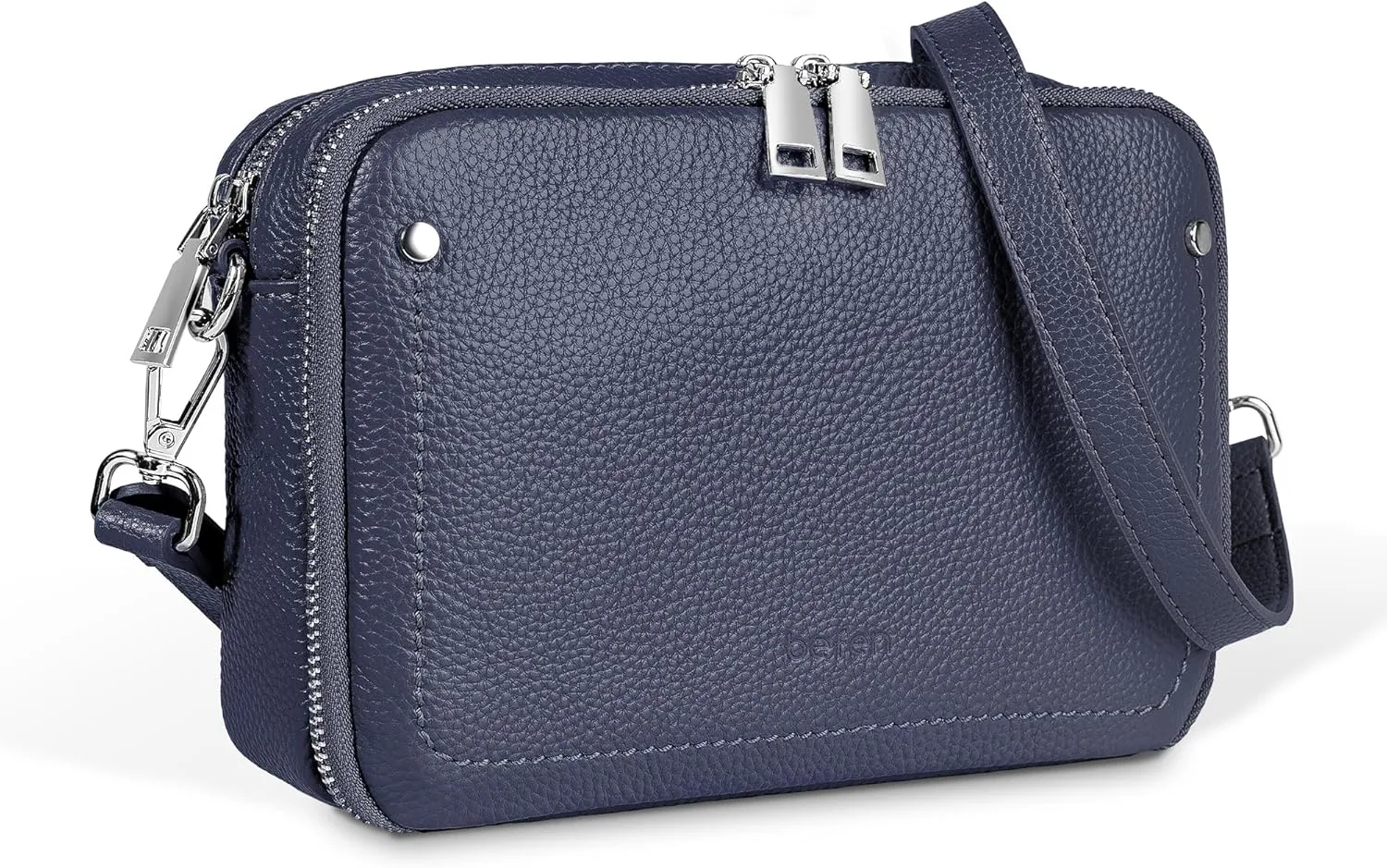 befen Genuine Leather Crossbody Bags for Women, Purses with Built in RFID Wallet Woman Camera Shoulder Bag Handbags