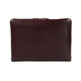 Belgrave Leather A4 Document Case - Brown