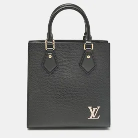 Black Epi Leather Sac Plat BB Bag