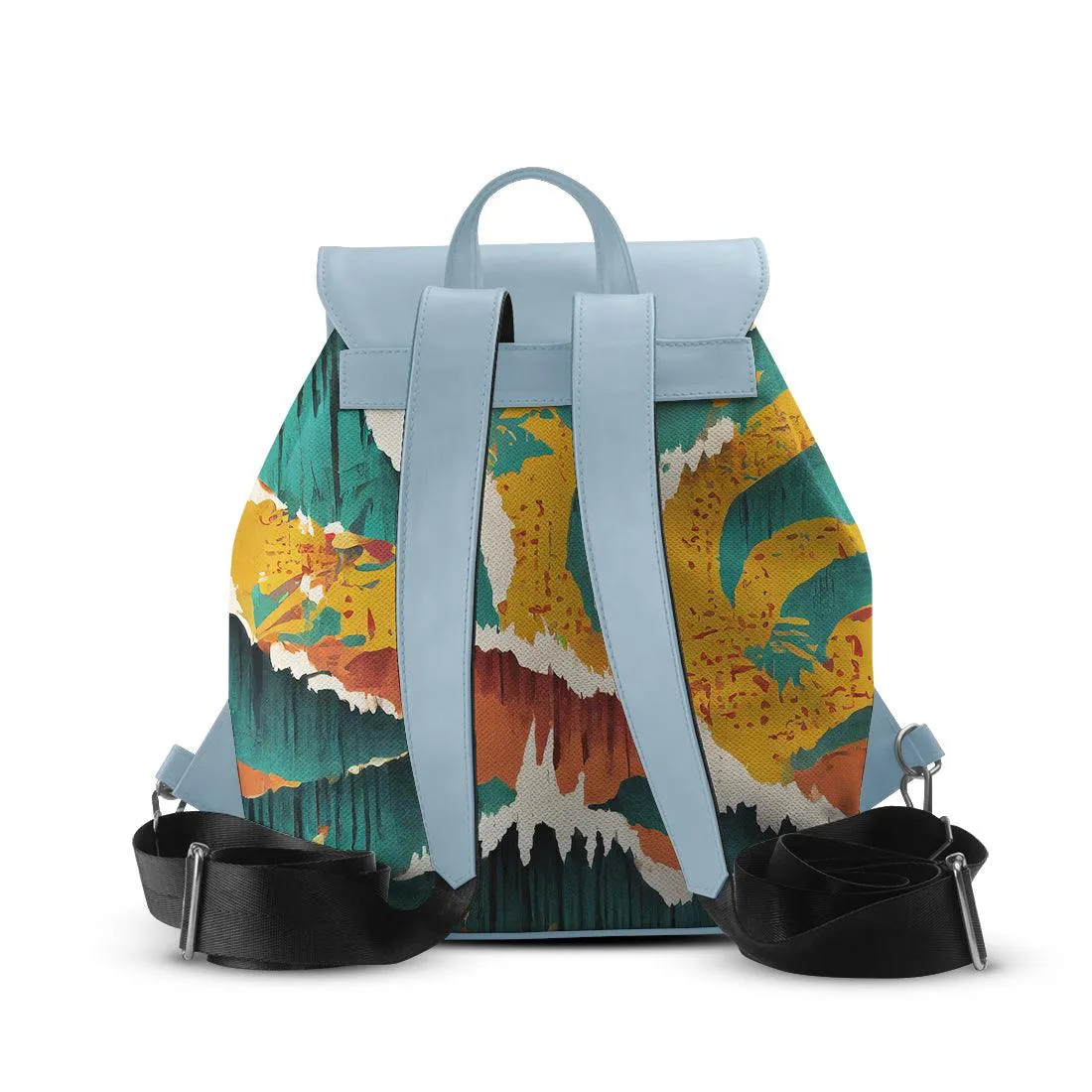 Blue Aurora Backpack Texture