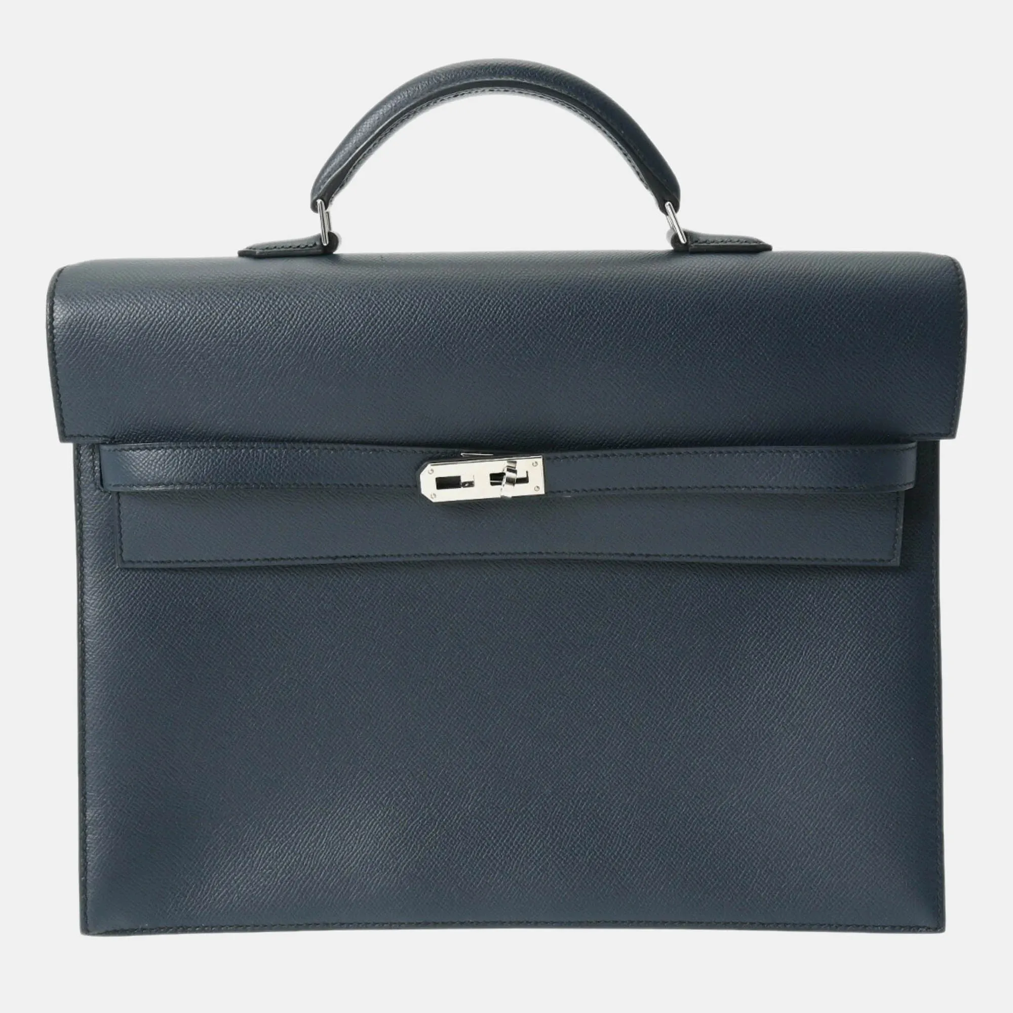 Blue Indigo Epsom Leather Kelly Depeche 34 Handbag