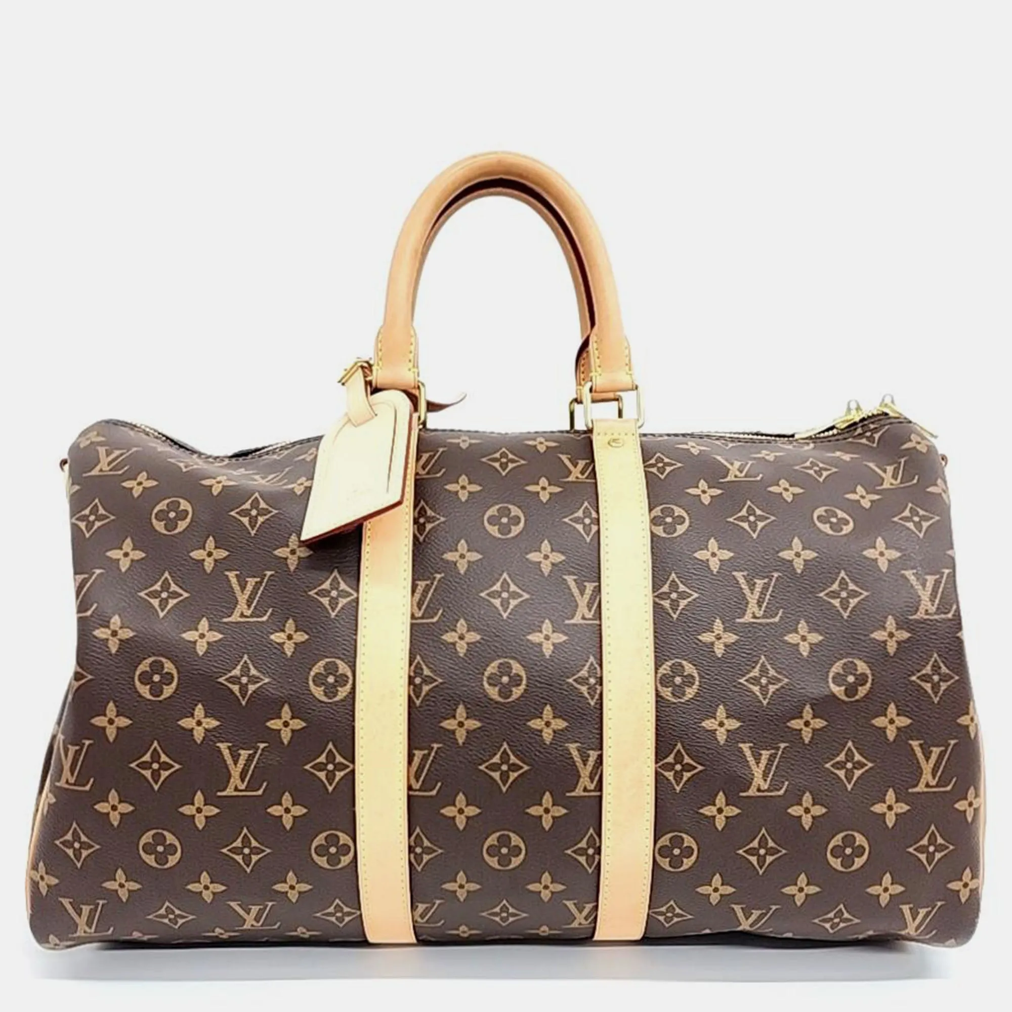 Brown Monogram Canvas Keepall 45 Duffel Bag