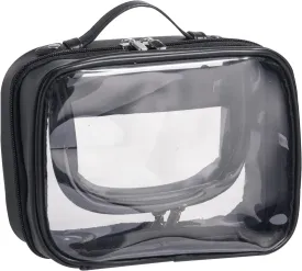 BS-MALL Premium Travel Toiletry Bag - Large Capacity, Multiple Compartments, and Durable Design for Your Daily and Travel Needs Black
