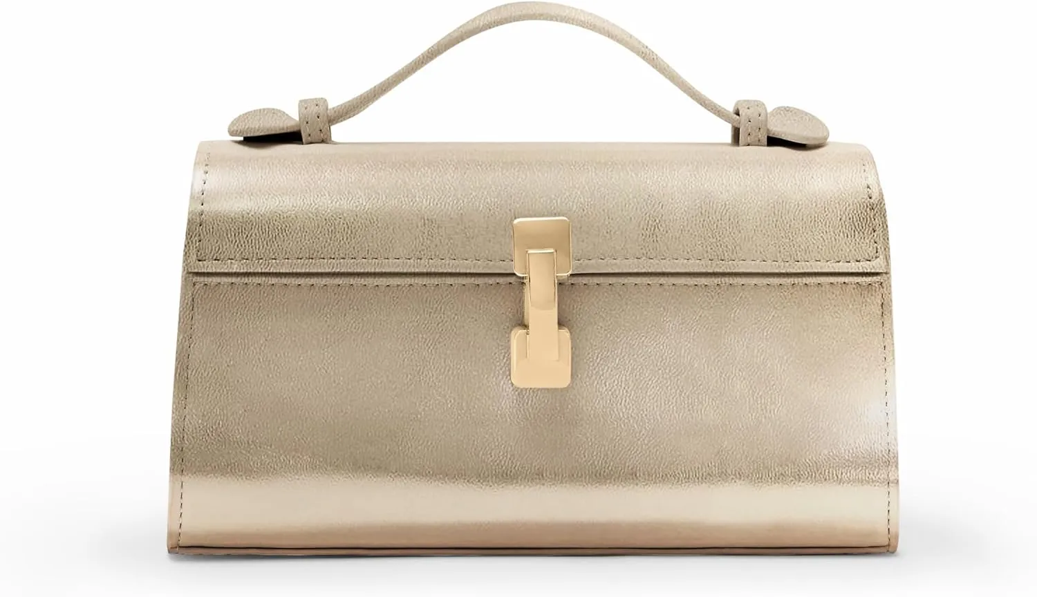 Clutch Purses for Women - Small Purse Top Handle - Evening Bag - Adjustable Crossbody Handbag - Trendy PU Leather