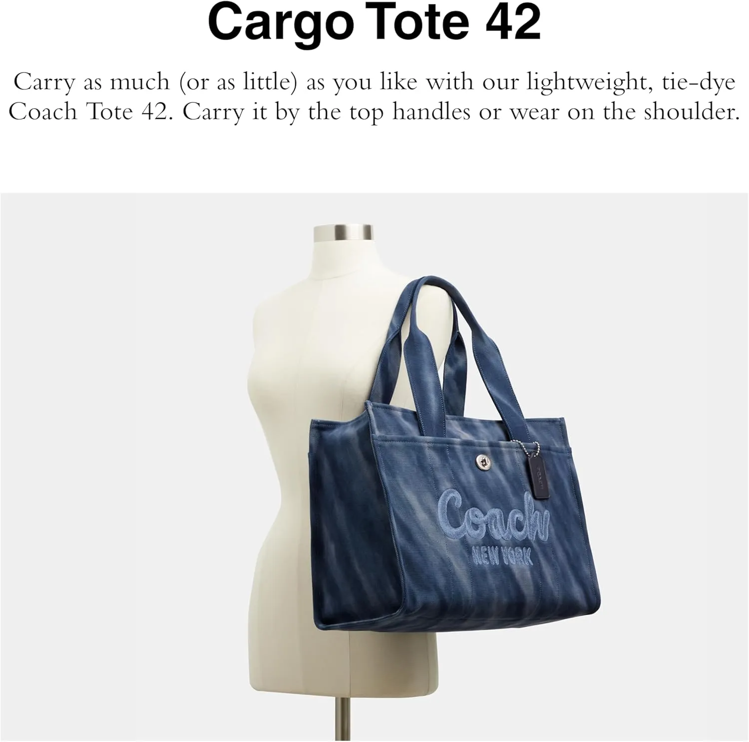 Coach Cargo Tote 42, Midnight Navy