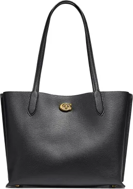 Coach Women's Polished Pebble Leather Willow Tote