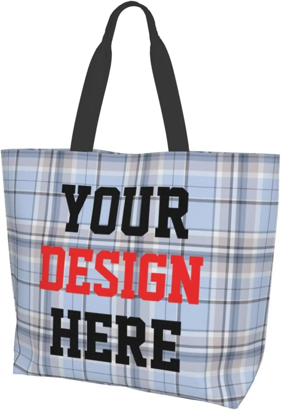 Custom Tote Bags Custom Bags With You Team Logo Text Picture Travel Business Shopping Women Teacher Personalized Shoulder Bag