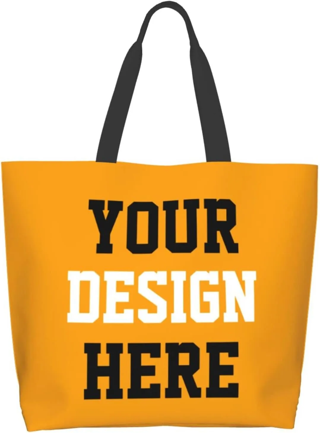 Custom Tote Bags Custom Bags With You Team Logo Text Picture Travel Business Shopping Women Teacher Personalized Shoulder Bag