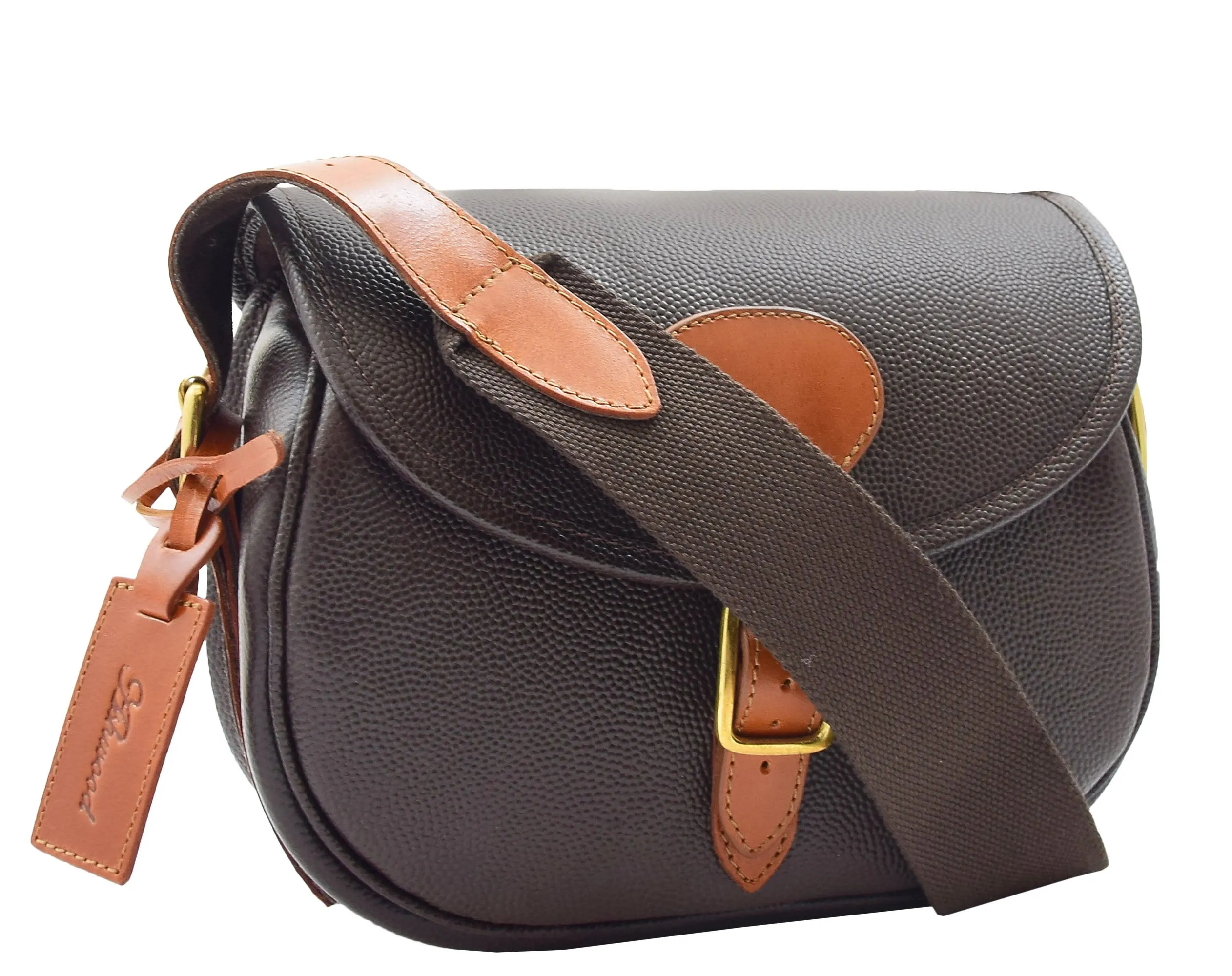 DR284 Cartridge Bag Genuine Brown/Tan Pouch