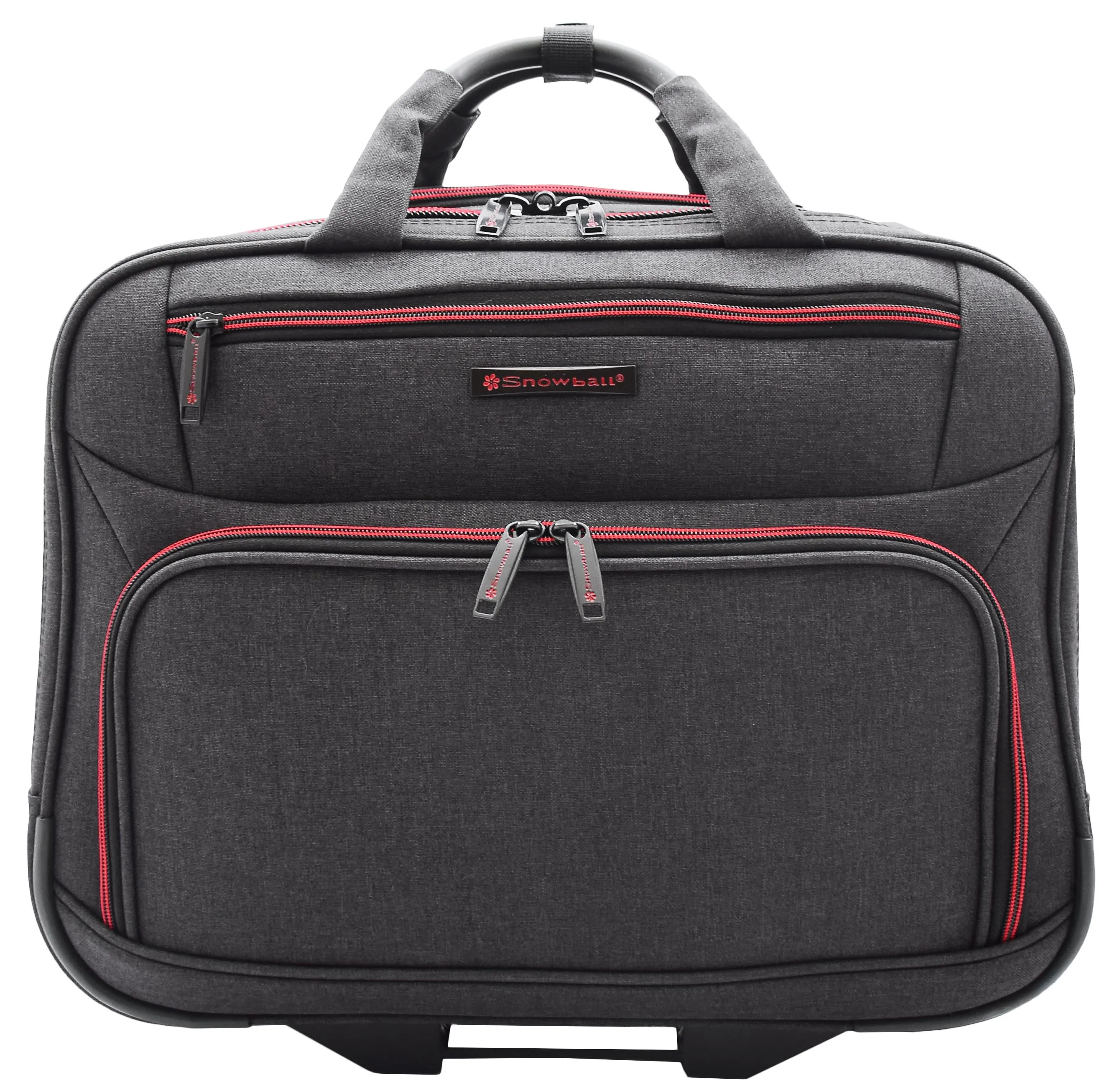 DR494 Laptop Roller Case Business Wheels Briefcase Black