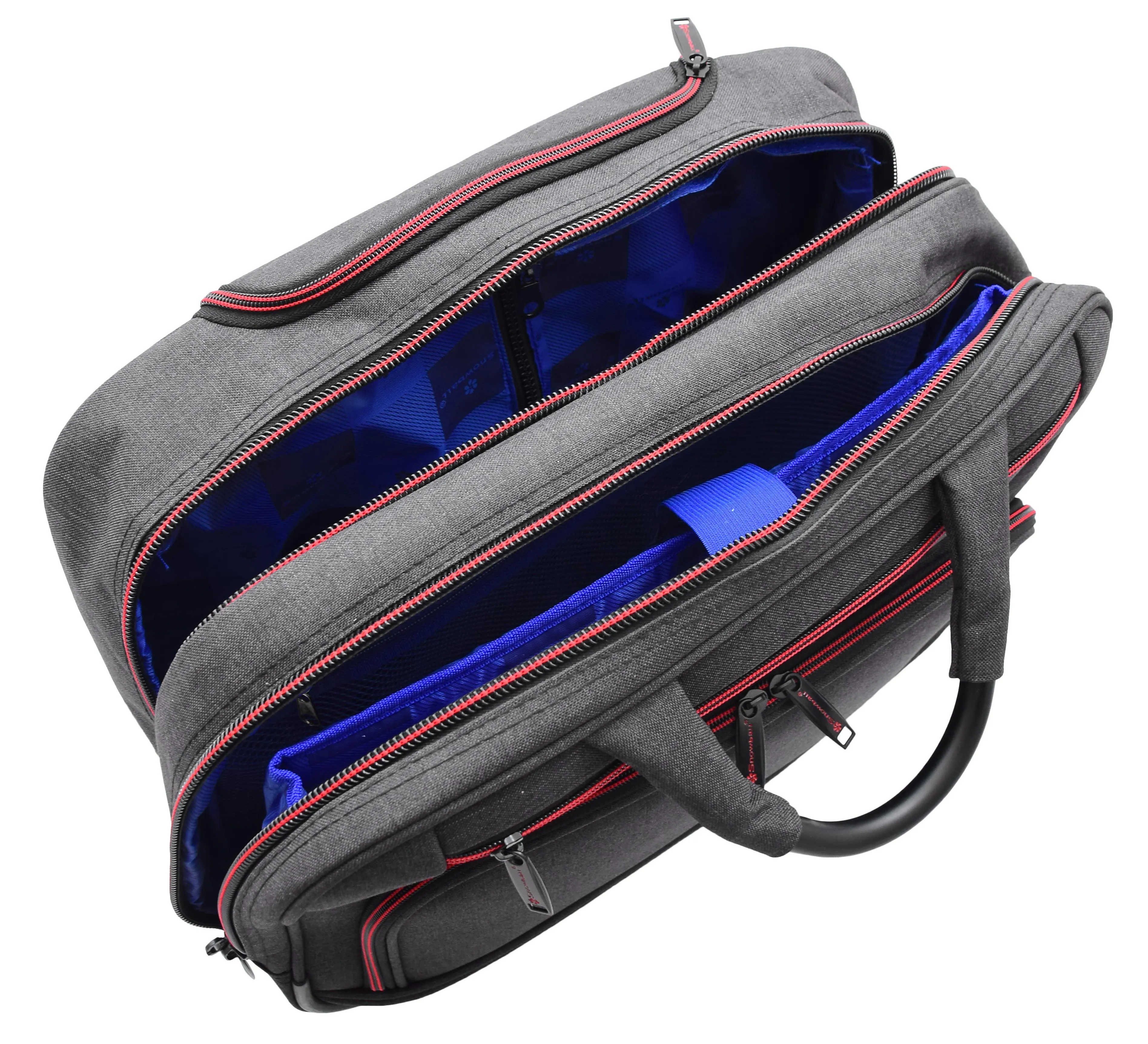 DR494 Laptop Roller Case Business Wheels Briefcase Black
