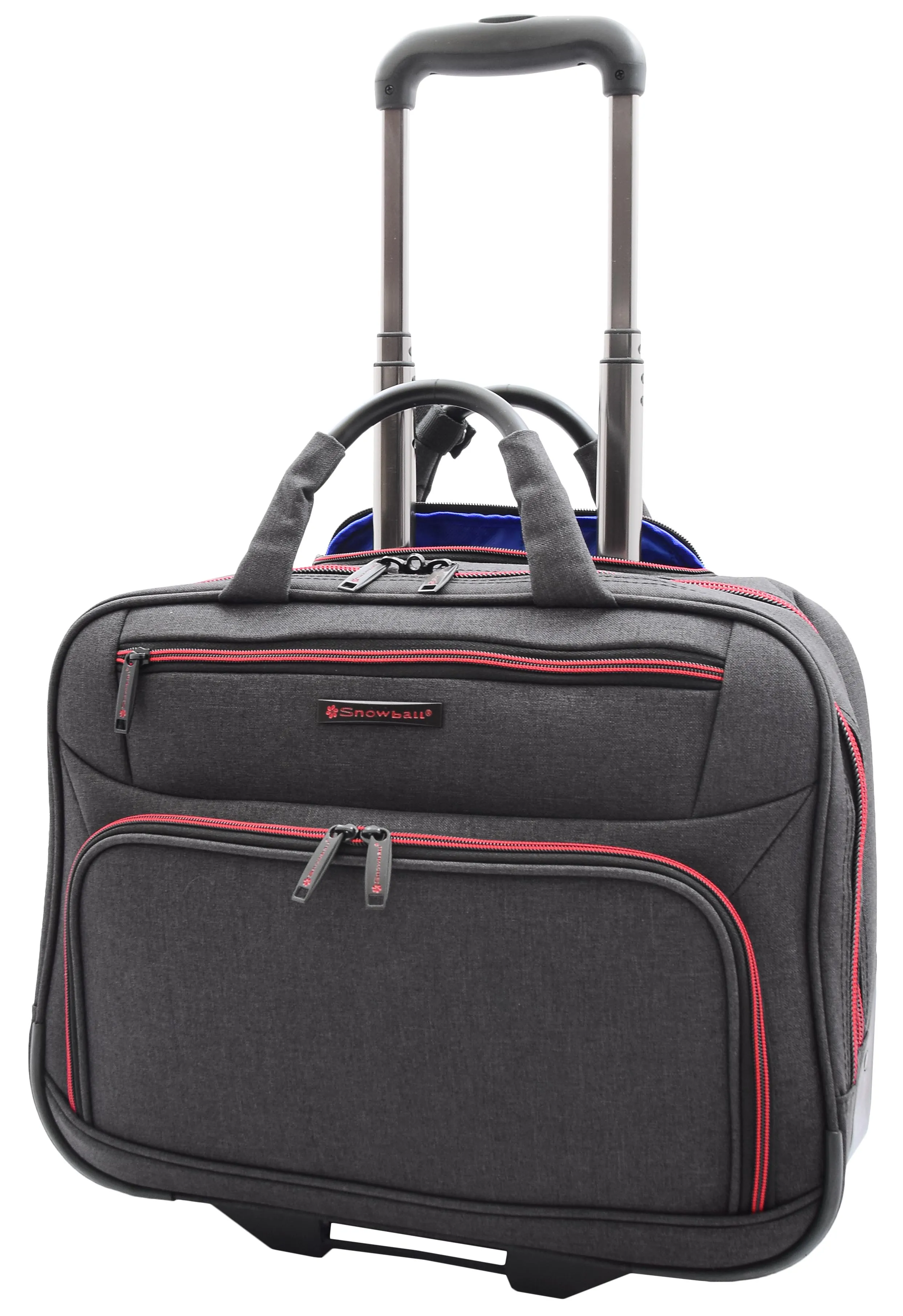 DR494 Laptop Roller Case Business Wheels Briefcase Black