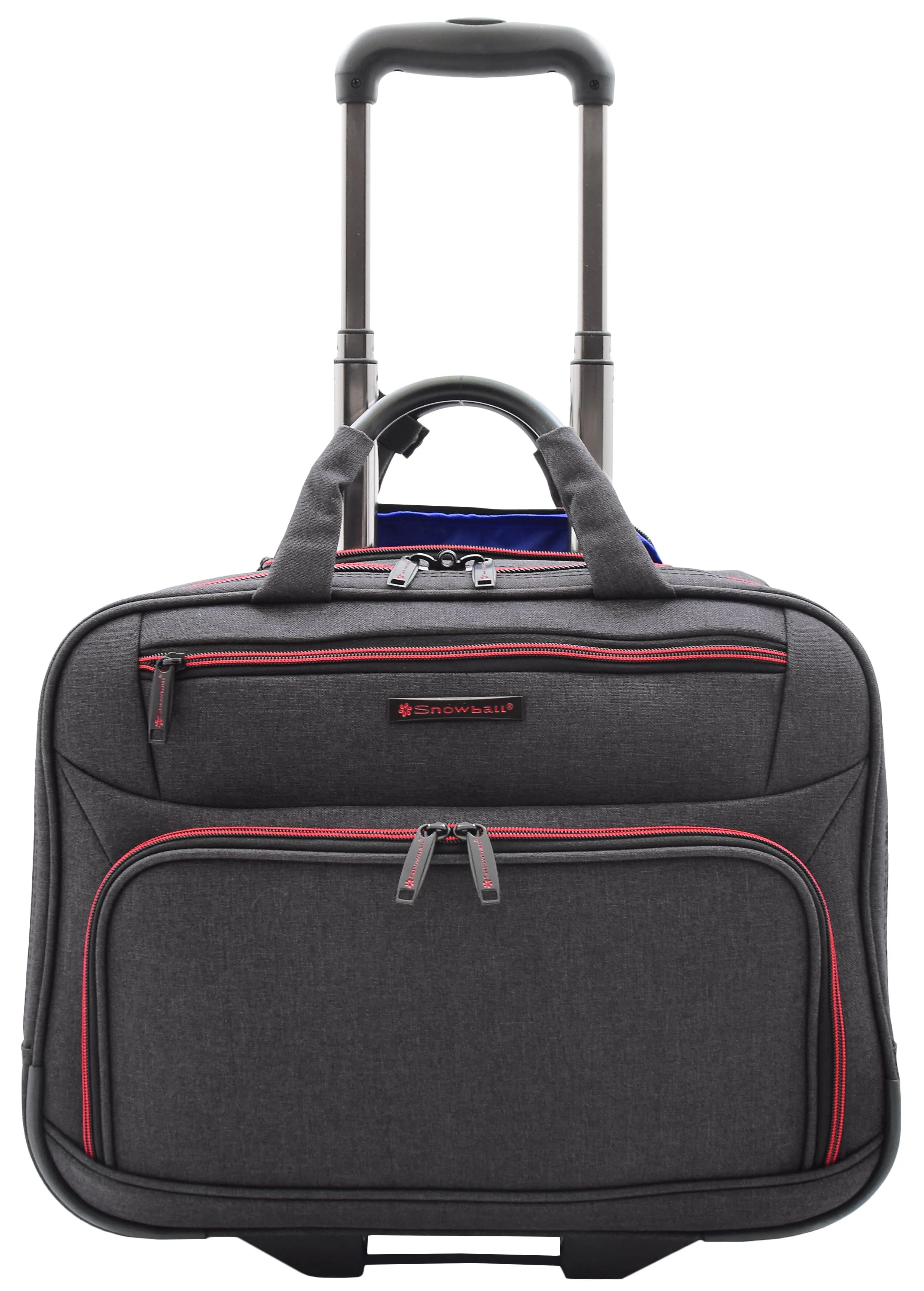 DR494 Laptop Roller Case Business Wheels Briefcase Black