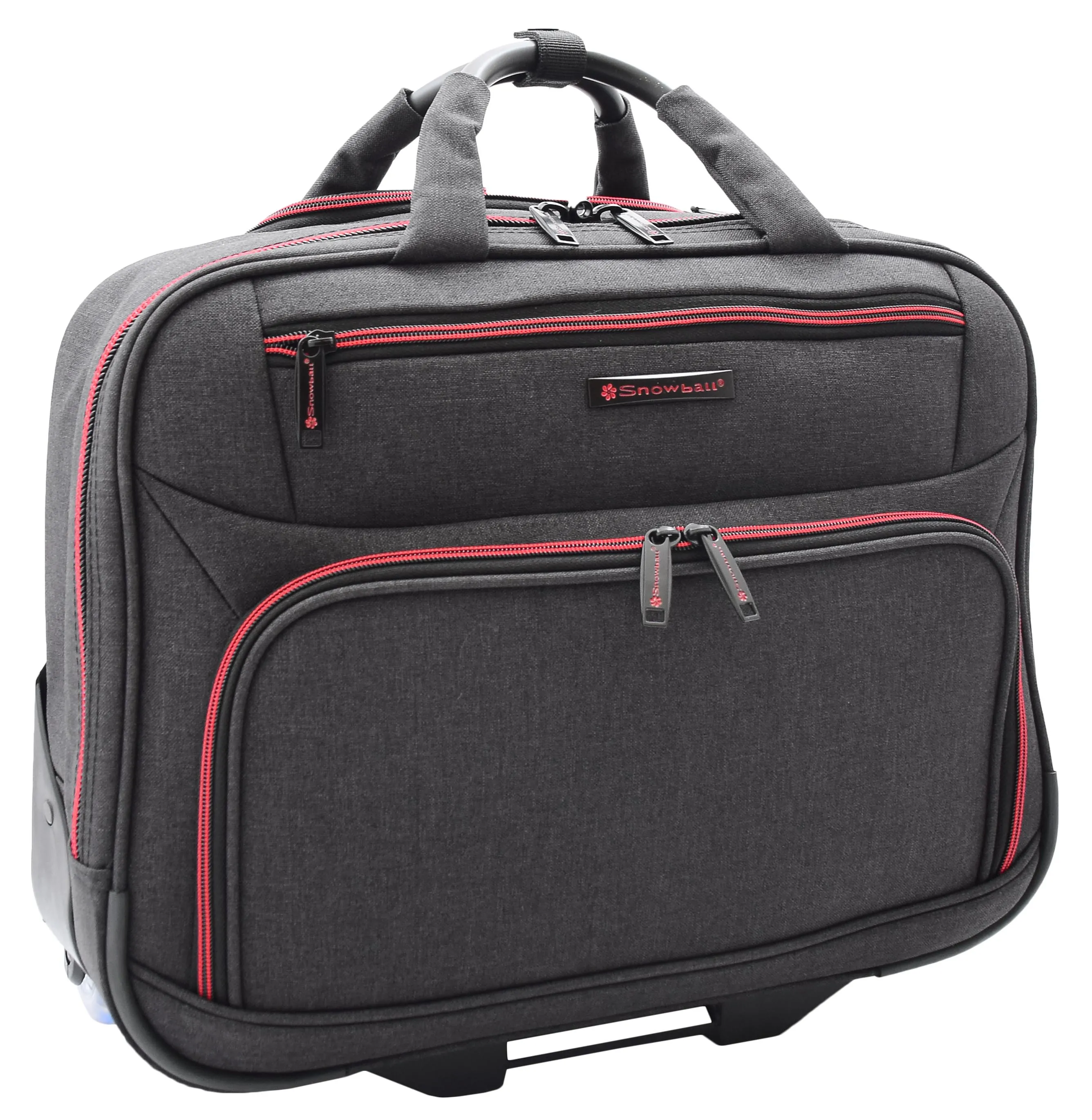 DR494 Laptop Roller Case Business Wheels Briefcase Black