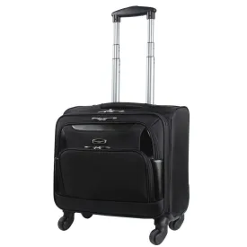 DR643 Four Wheeled Travel Business Organiser Pilot Case Black