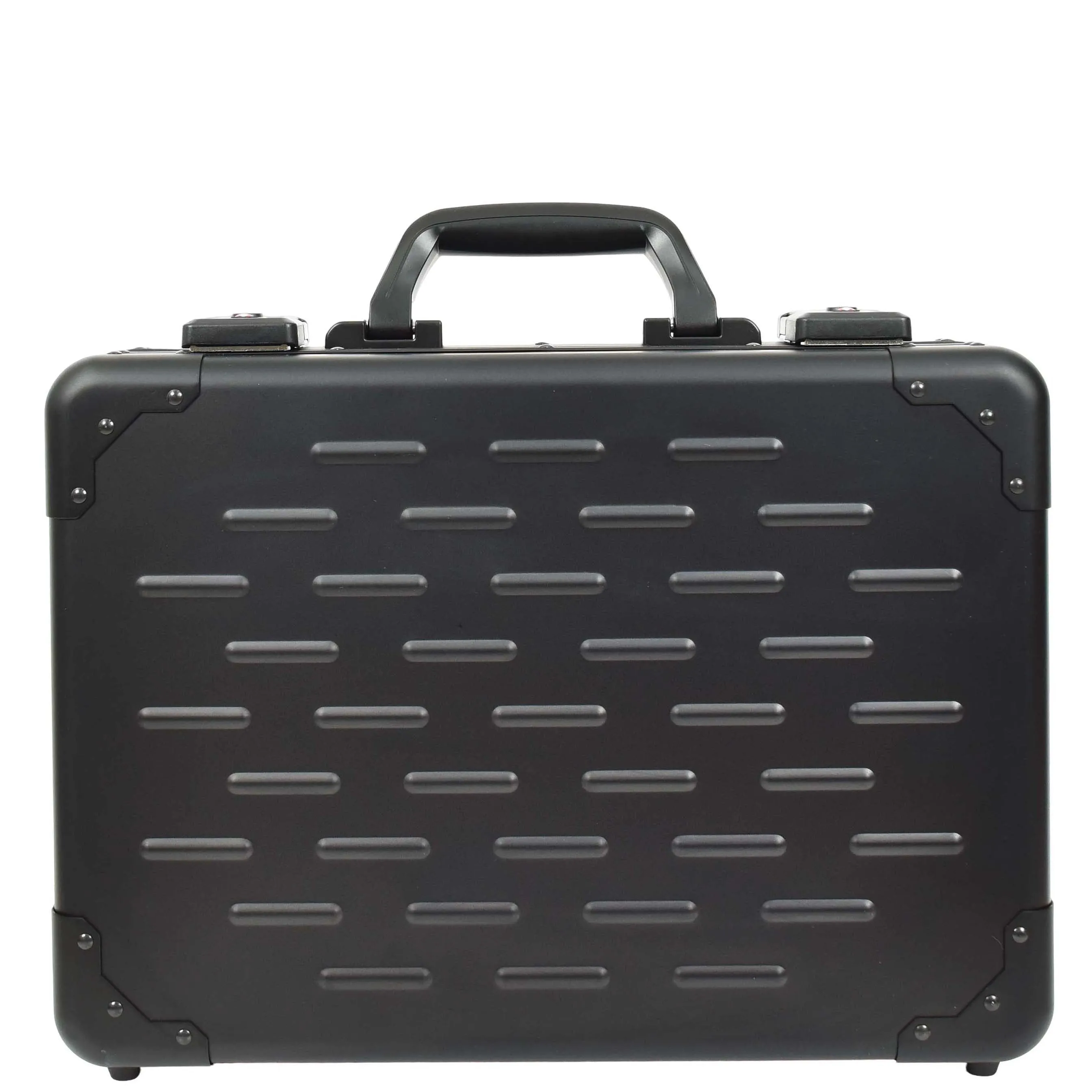 DR656 Double TSA Combination Lock Aluminium Attache Case Black