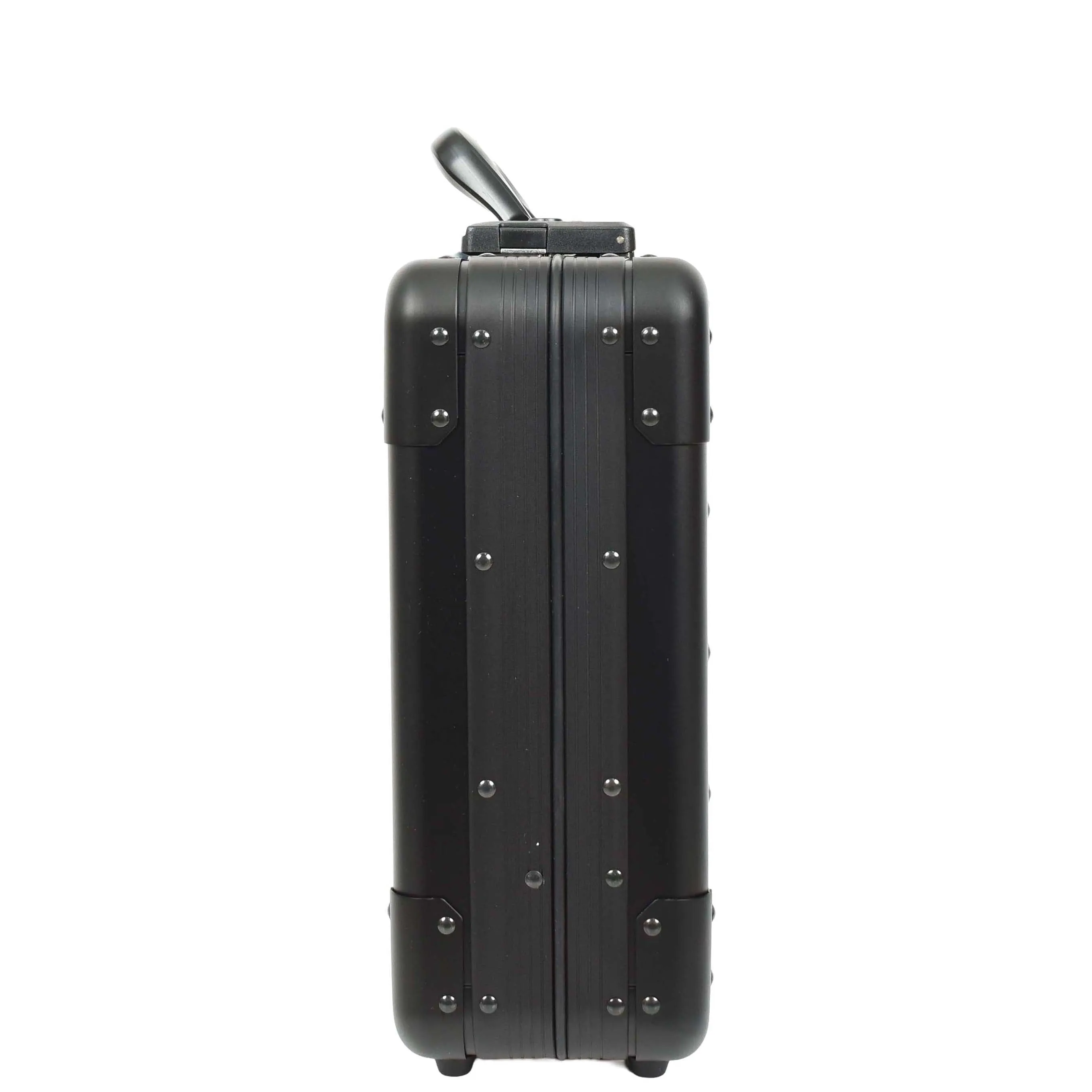 DR656 Double TSA Combination Lock Aluminium Attache Case Black