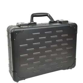 DR656 Double TSA Combination Lock Aluminium Attache Case Black