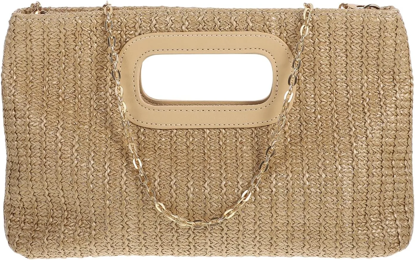 Durable Simulated Grass Bag for Women Convertible Crossbody Chain Stylish for Parties Evenings