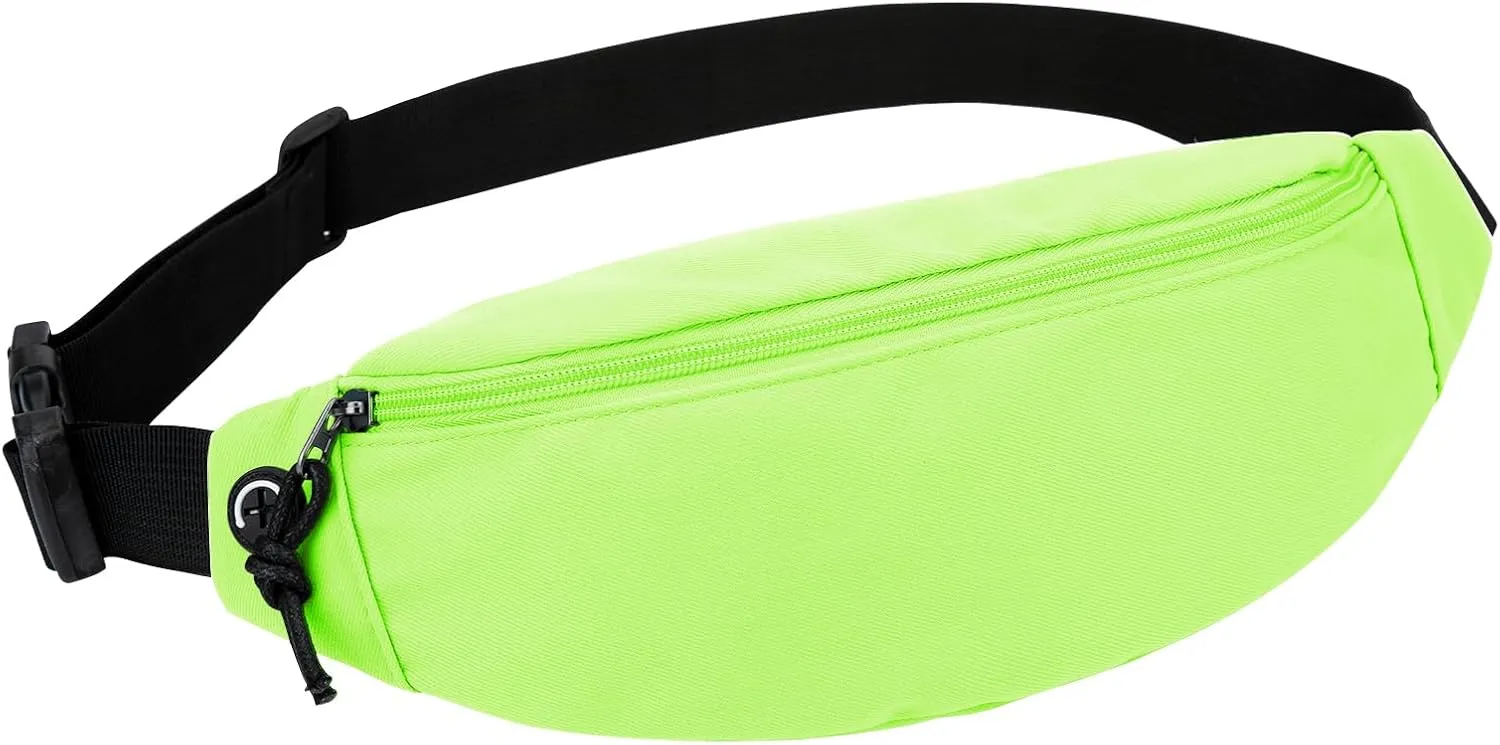 Fanny Packs for Women Men, Waterproof Crossbody Waist Pack, Belt Bag for Travel Walking Running Hiking Cycling