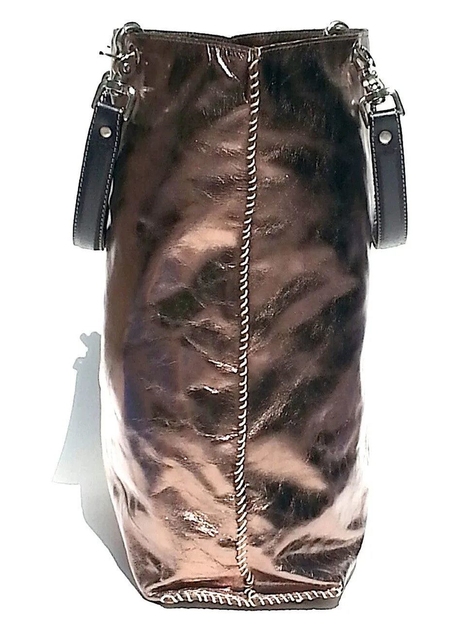 Gajumbo Tote Bag Metallic Leather