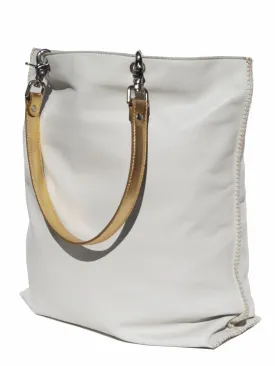 Gajumbo Tote Bag Napa Leather Cement