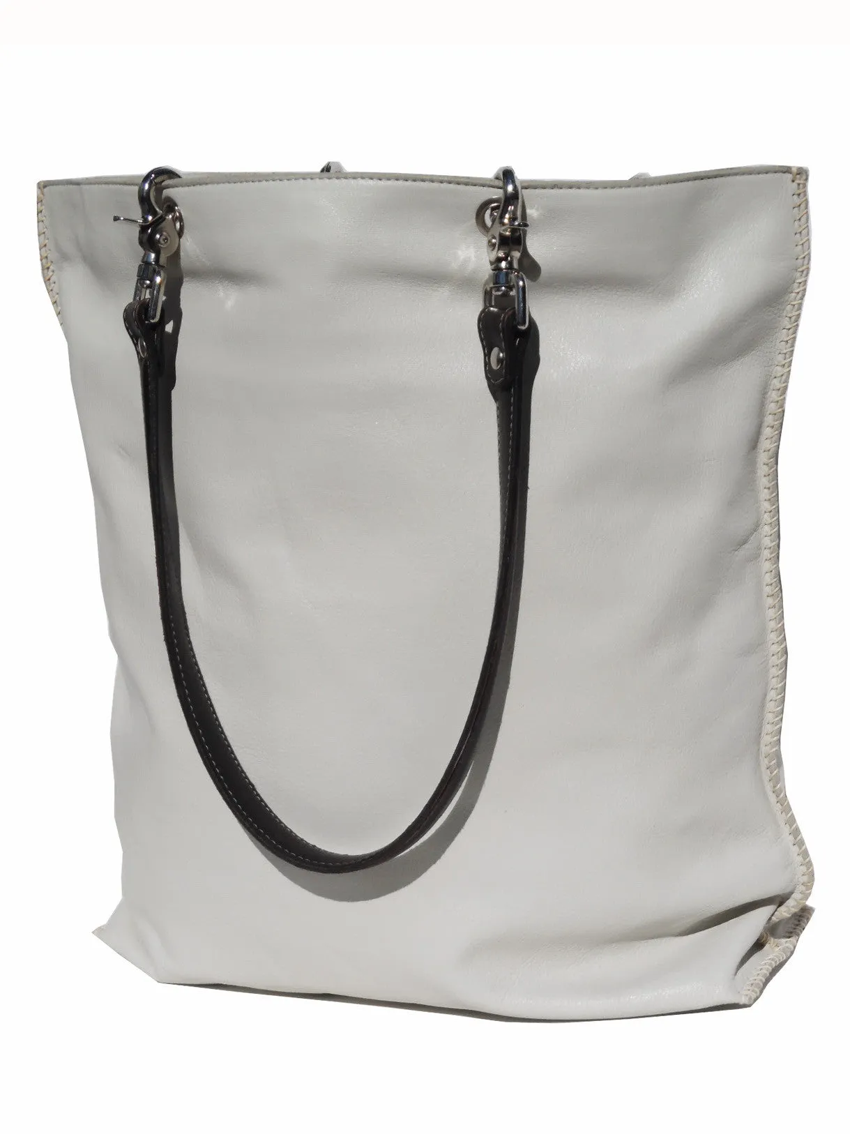 Gajumbo Tote Bag Napa Leather Cement
