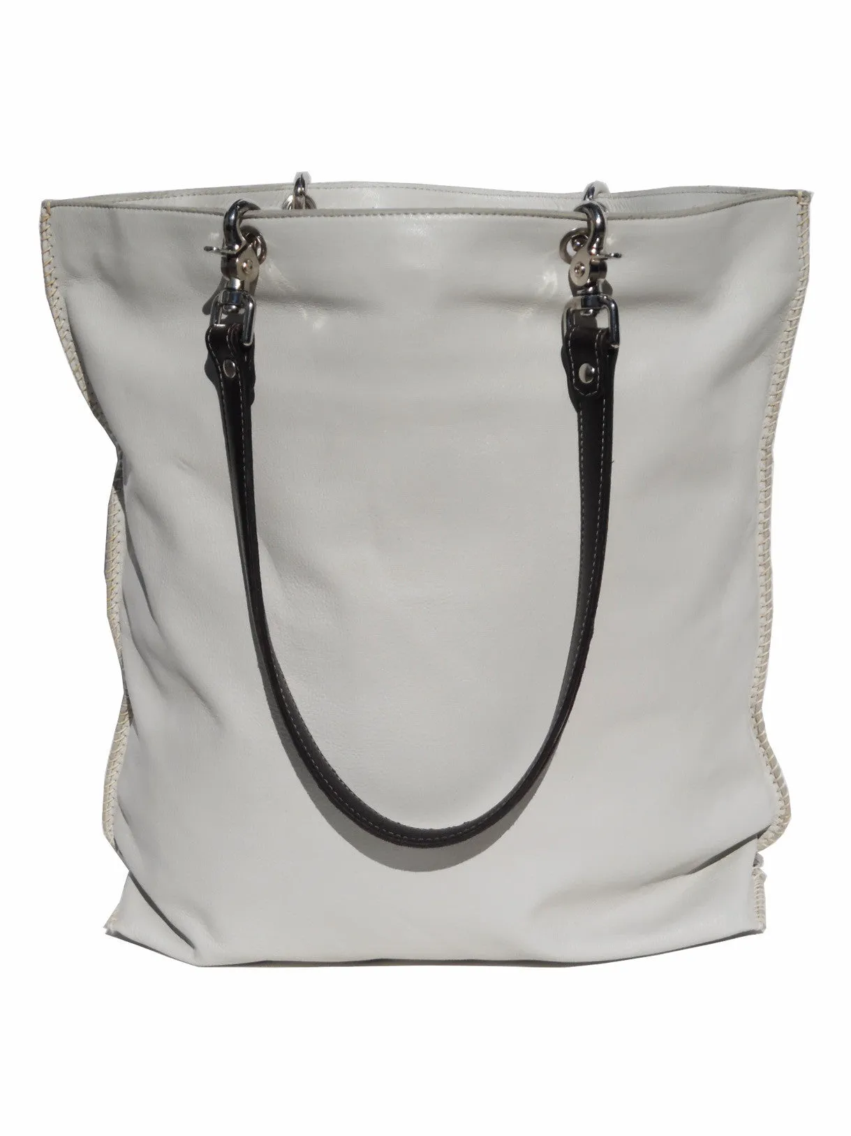 Gajumbo Tote Bag Napa Leather Cement