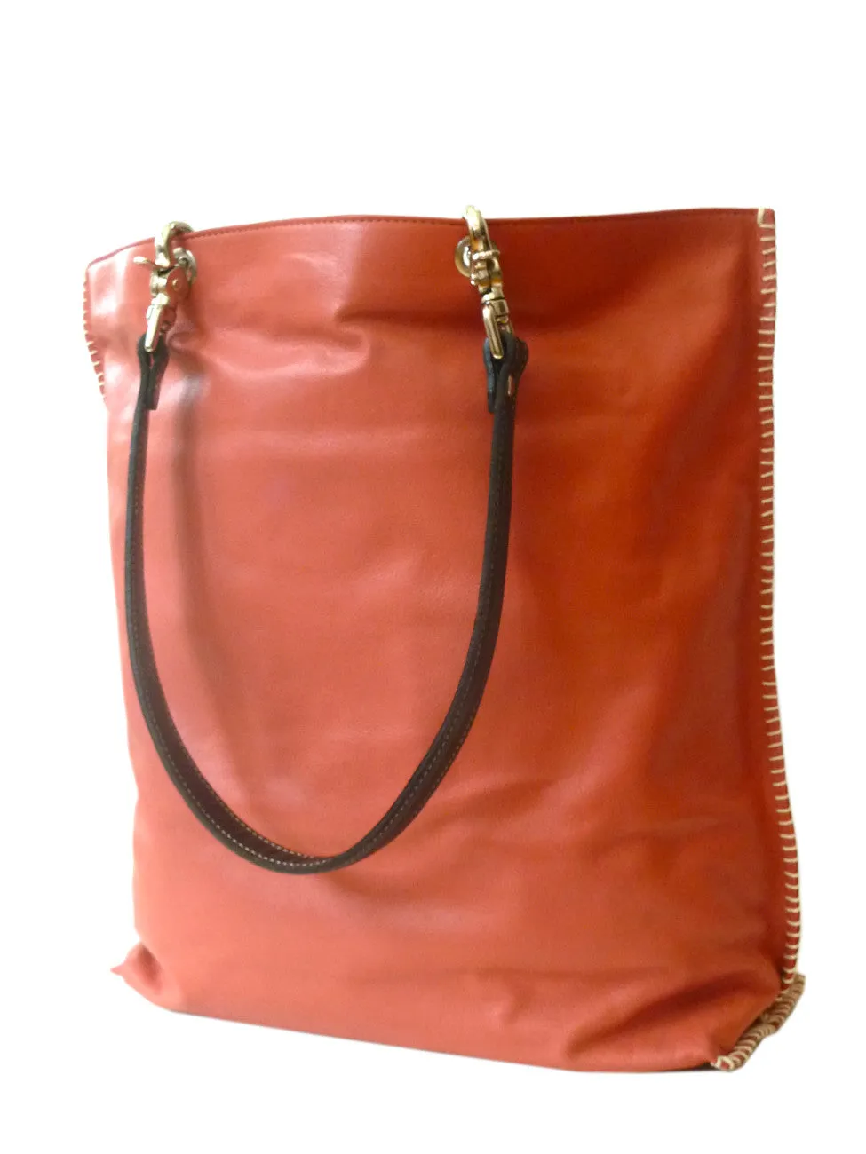 Gajumbo Tote Bag Napa Leather Fuchsia