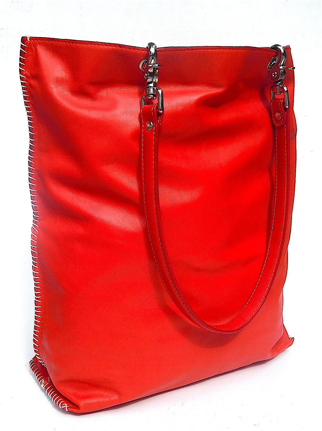 Gajumbo Tote Bag Napa Leather Red