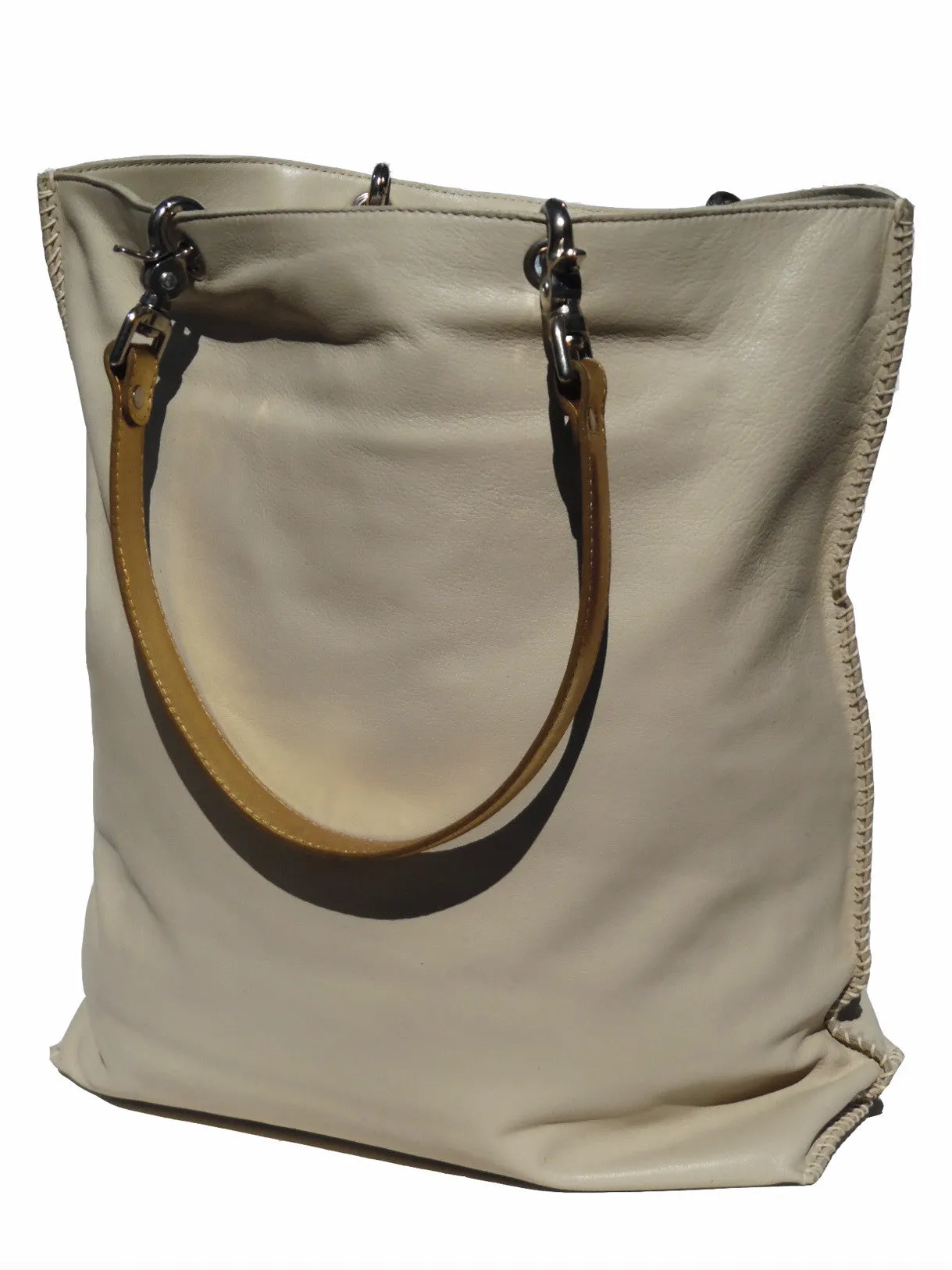 Gajumbo Tote Bag Napa Leather Sand