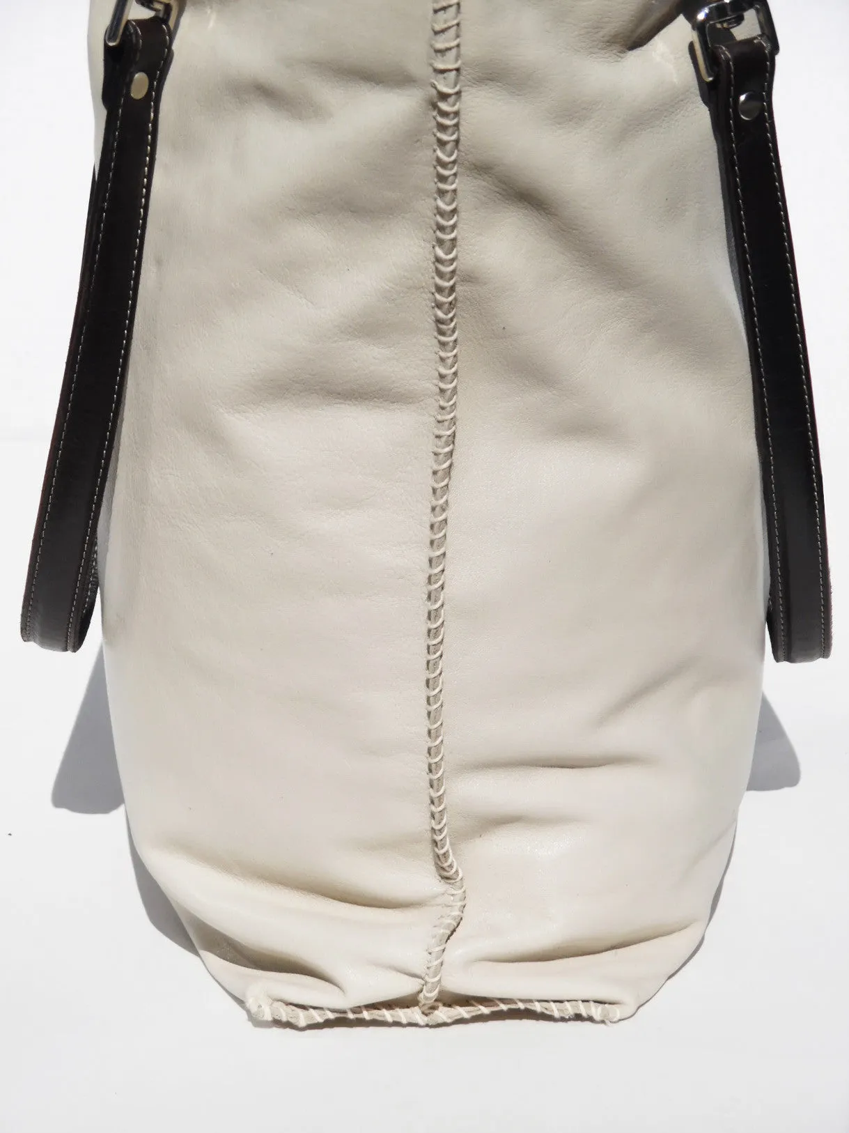 Gajumbo Tote Bag Napa Leather Sand