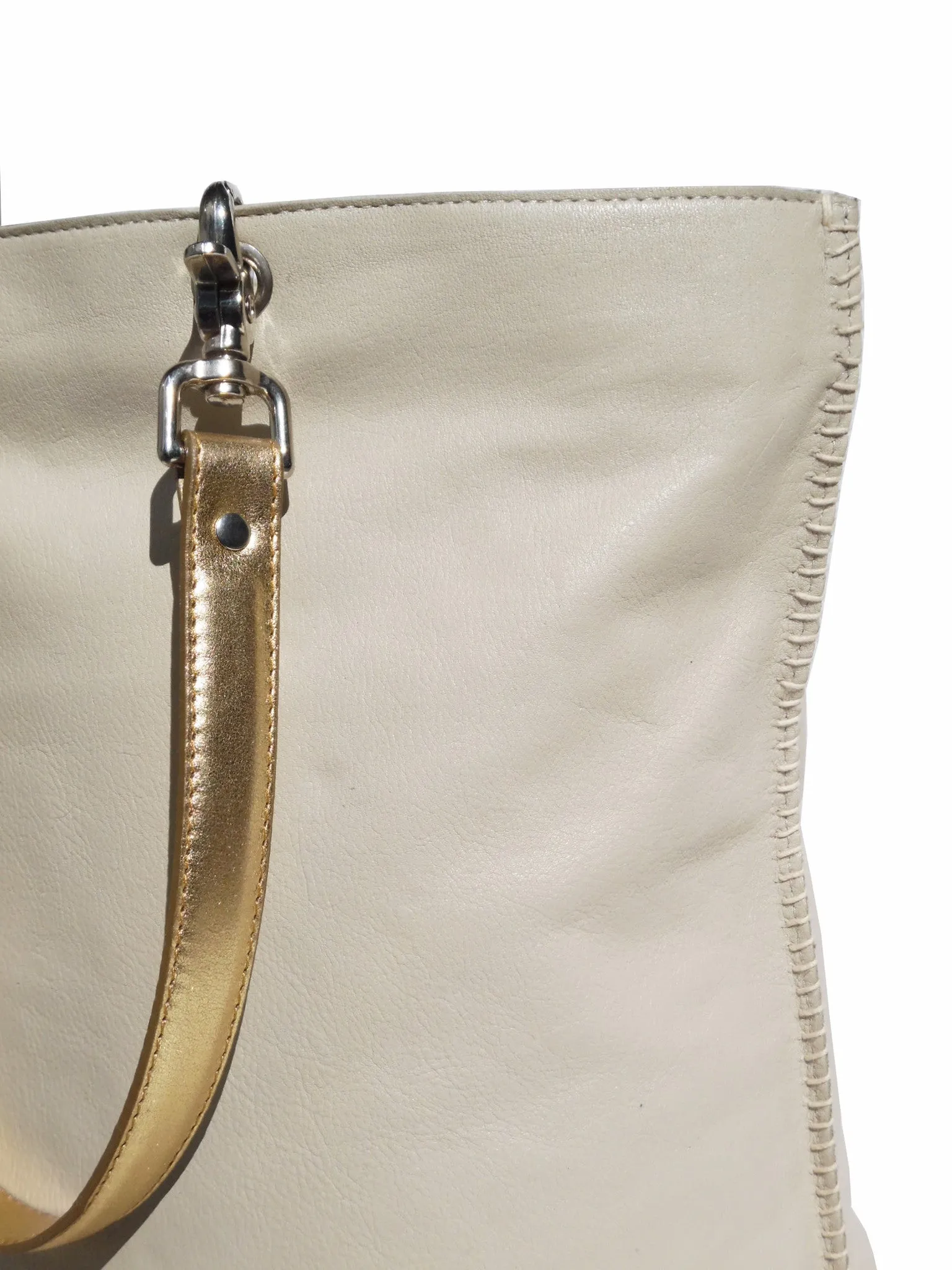 Gajumbo Tote Bag Napa Leather Sand
