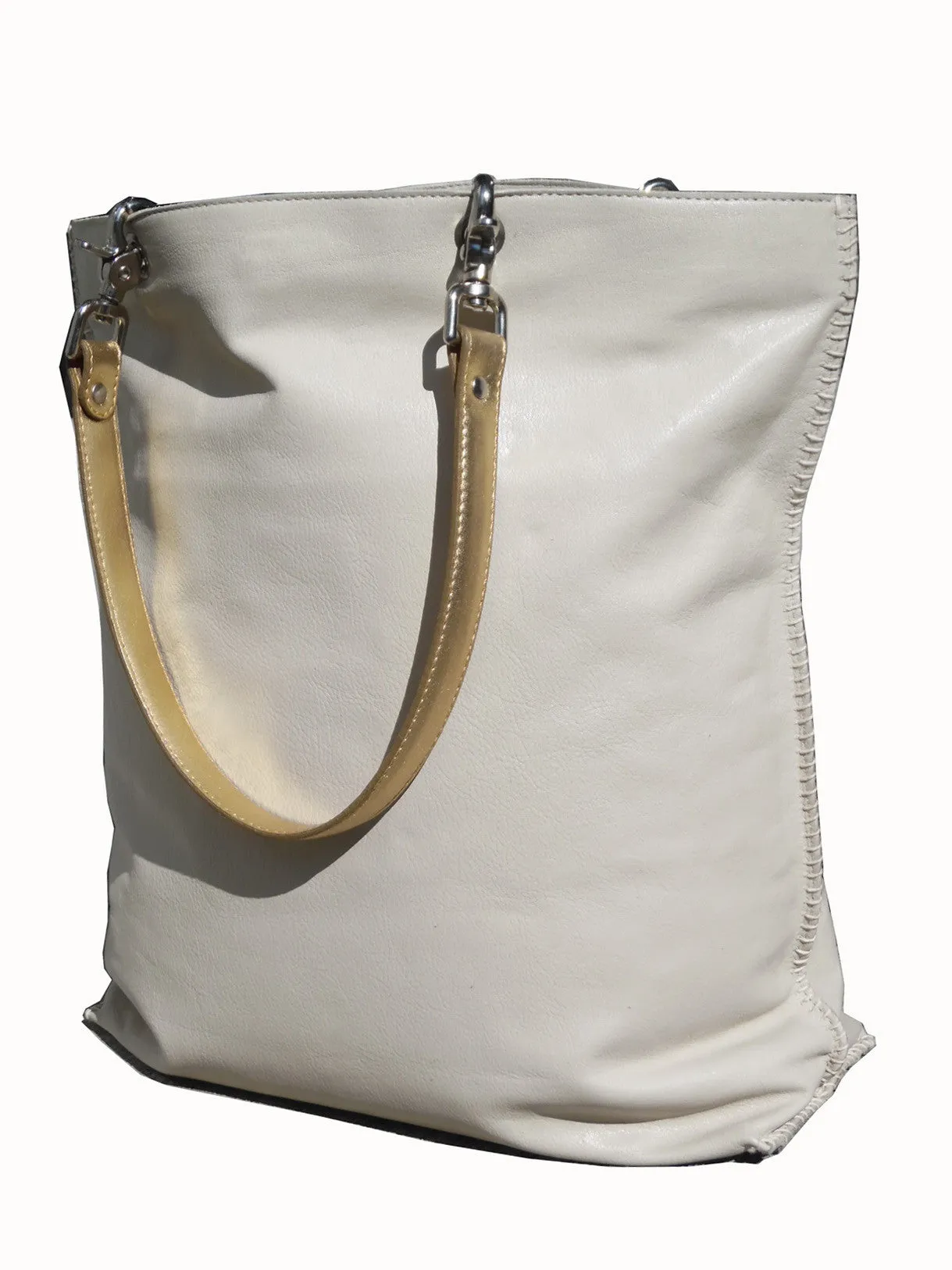 Gajumbo Tote Bag Napa Leather Sand