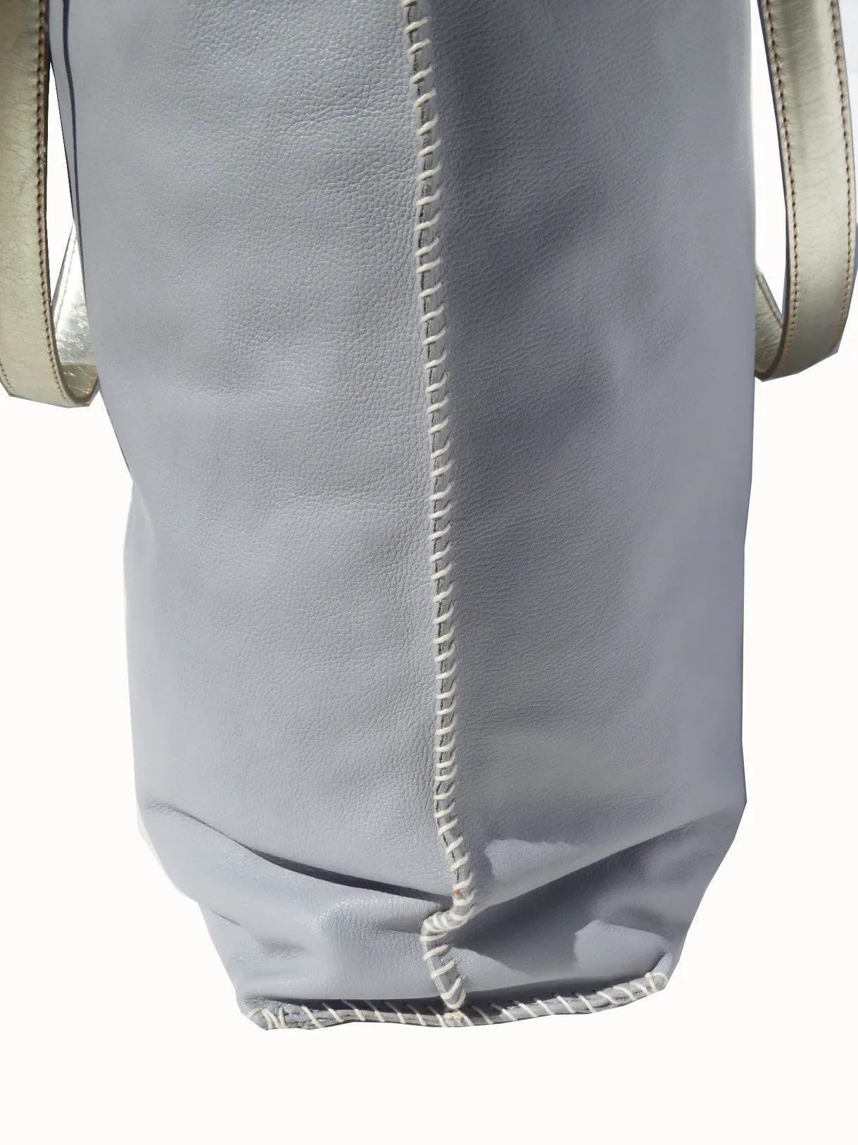 Gajumbo Tote Bag Napa Leather Sand