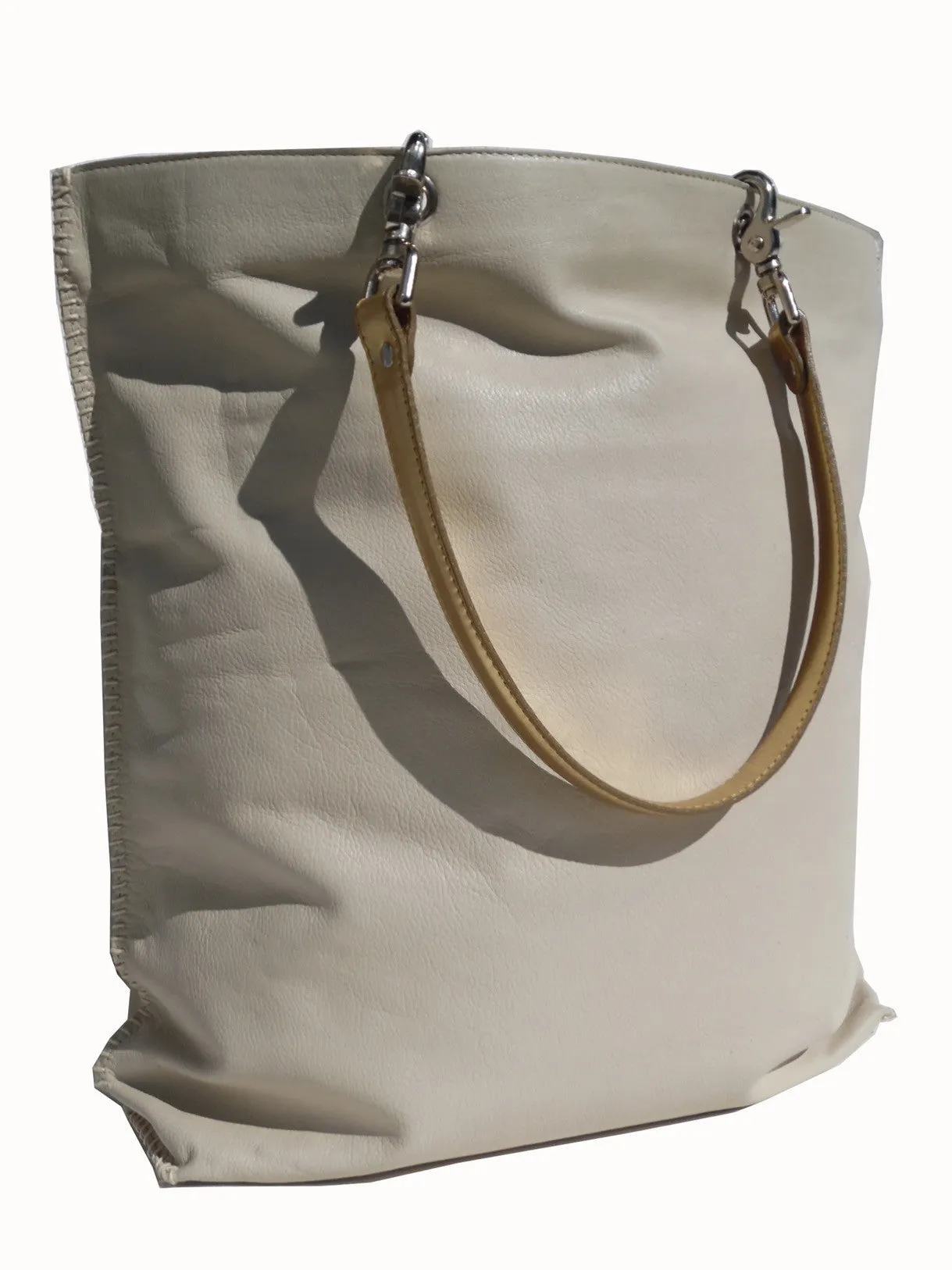 Gajumbo Tote Bag Napa Leather Sand